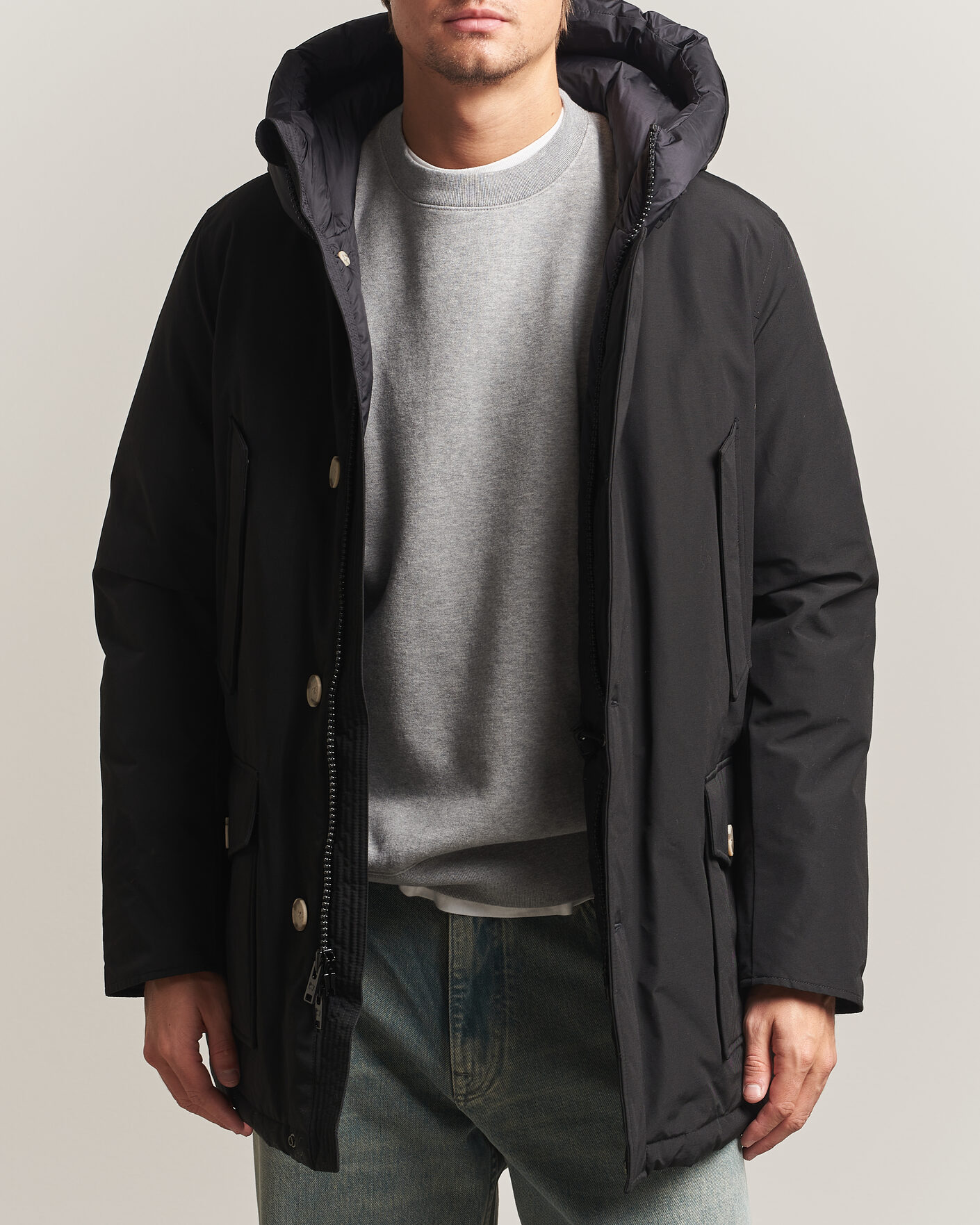 Homme | Manteaux Et Vestes | Woolrich | Arctic Parka No Fur Black
