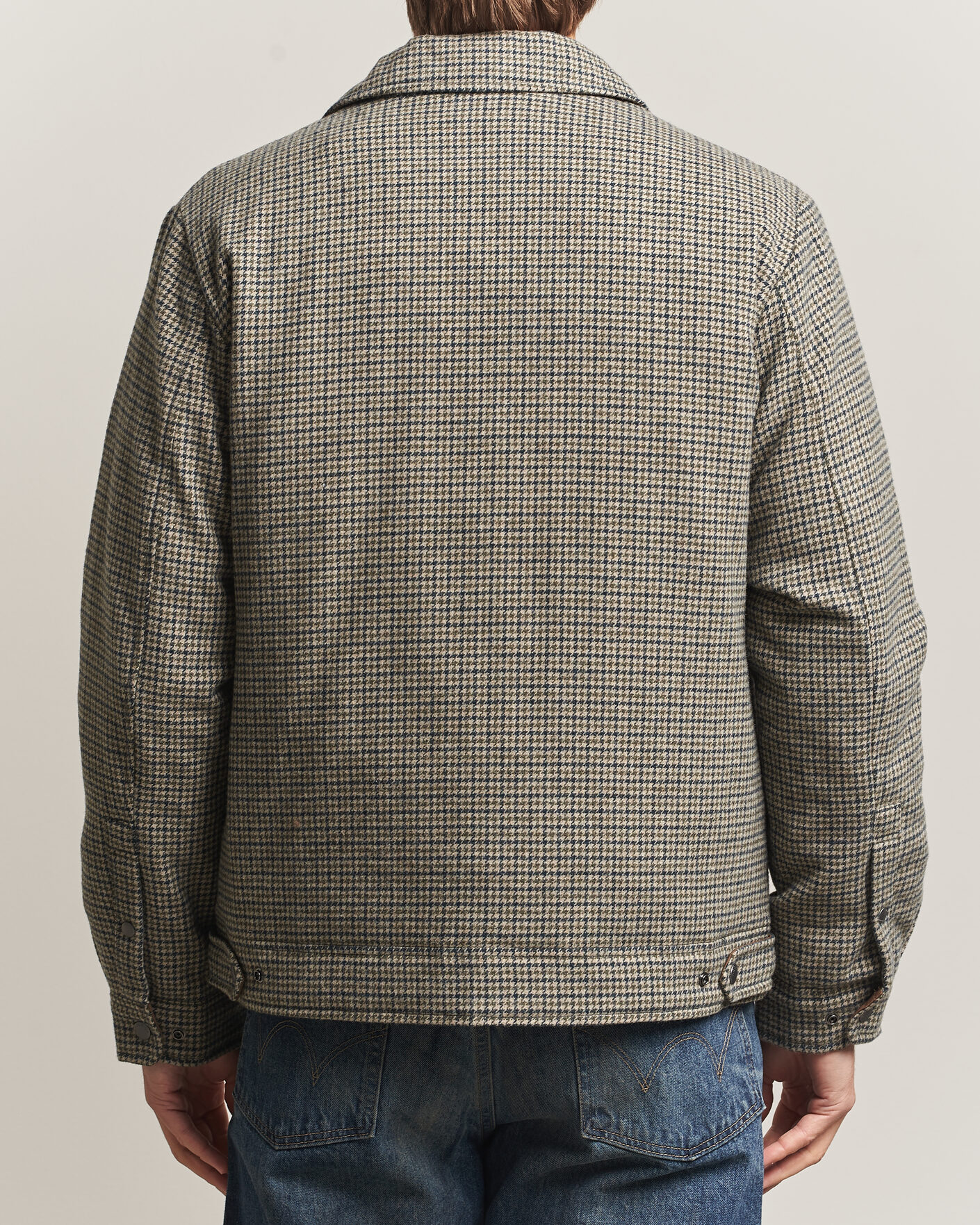 Heren | Jassen | Woolrich | Wool Check Light Padded Keating Shirt Jacket Brown