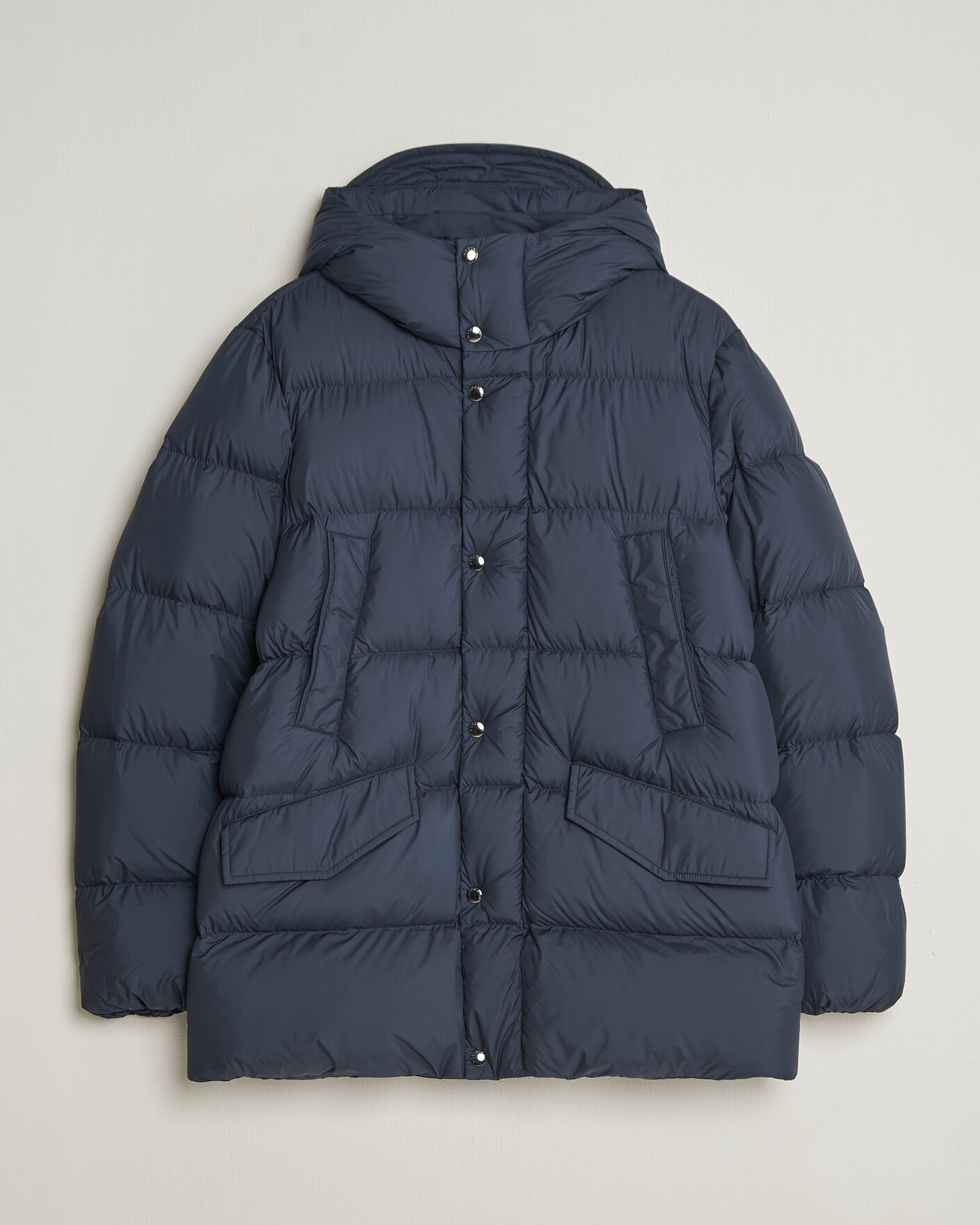Heren | Jassen | Woolrich | Cloud Davis Parka Melton Blue