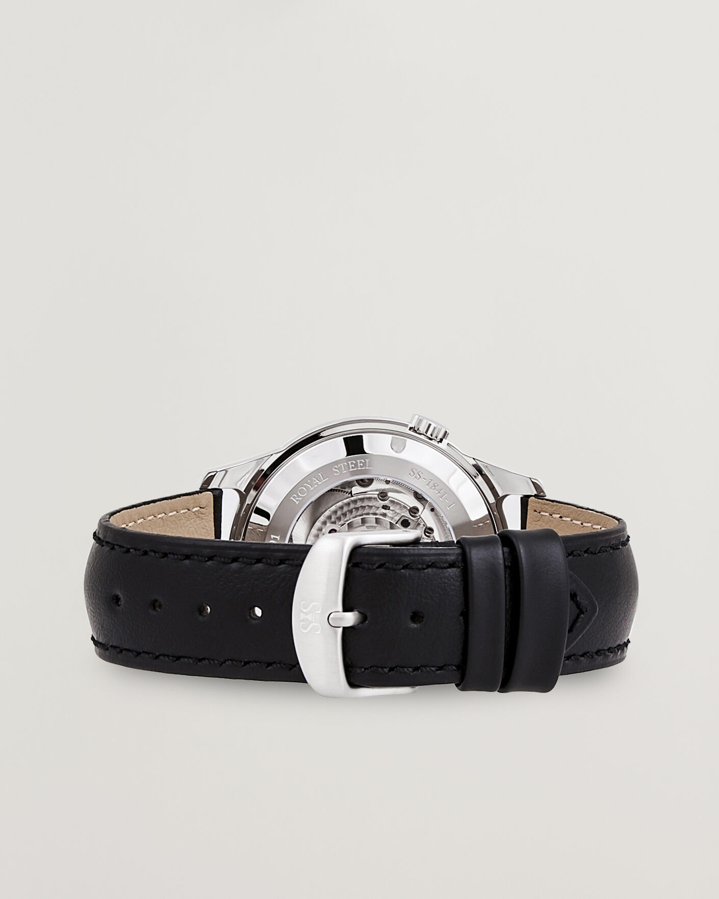 Heren | Sjöö Sandström Royal Steel 41mm Black Calf | Sjöö Sandström | Royal Steel 41mm Black Calf