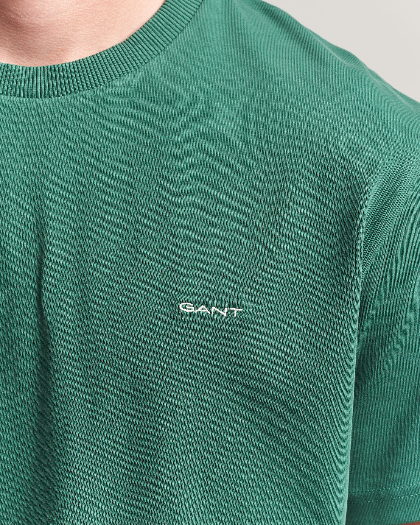Heren | T-shirts | Gant | Tournament Crew Neck T-Shirt Green