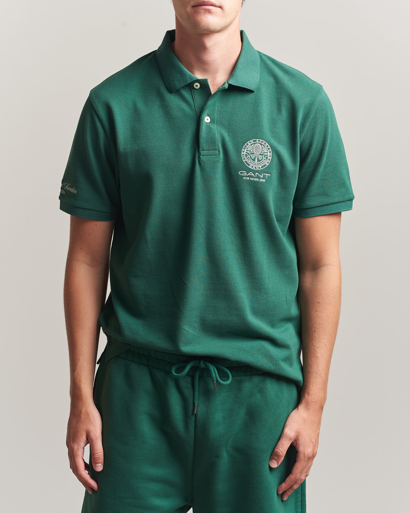 Homme | Polos | Gant | Tournament Pique Green