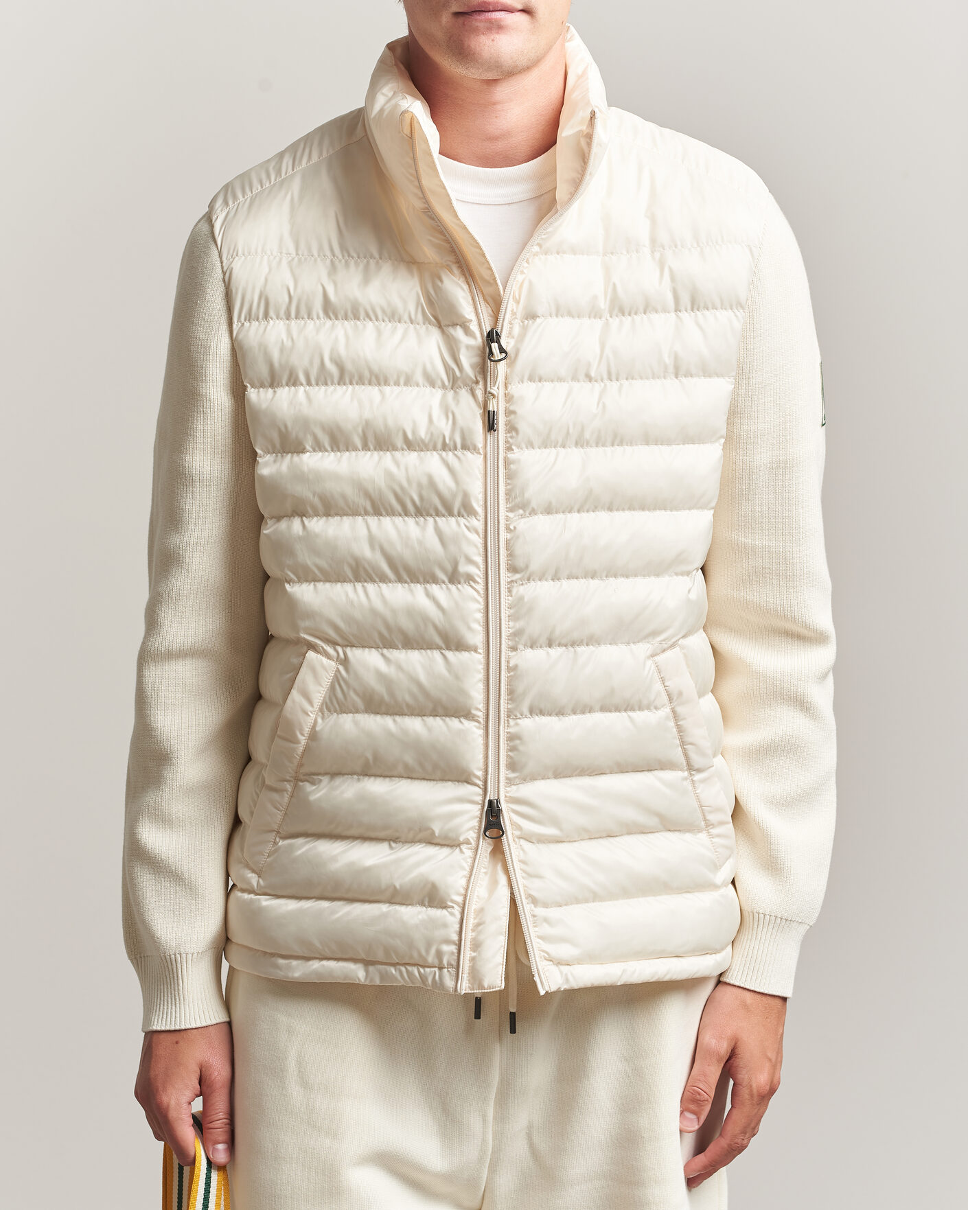 Homme | Manteaux Et Vestes | Gant | Tournament Mixed Media Jacket Cream