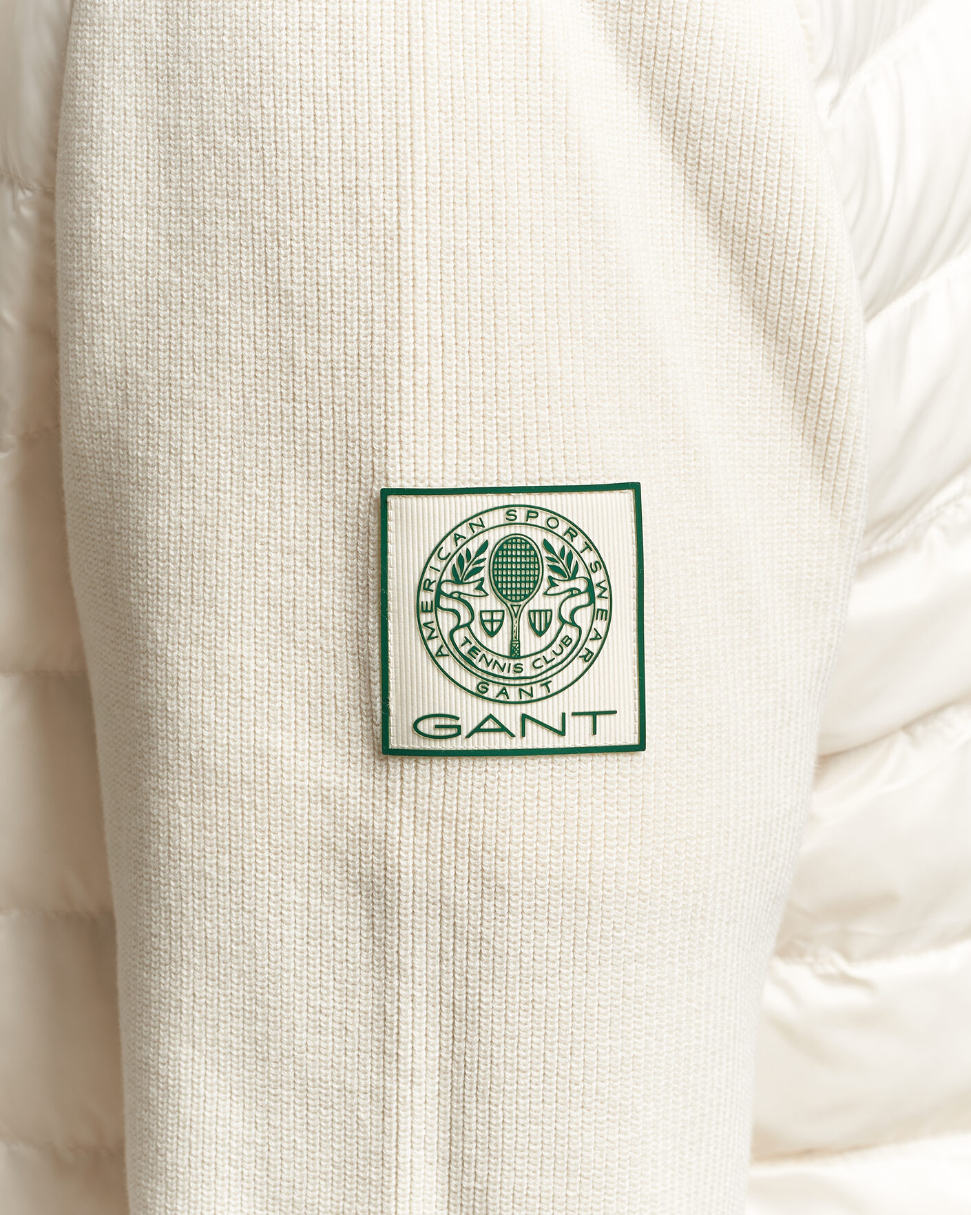 Homme | Manteaux Et Vestes | Gant | Tournament Mixed Media Jacket Cream