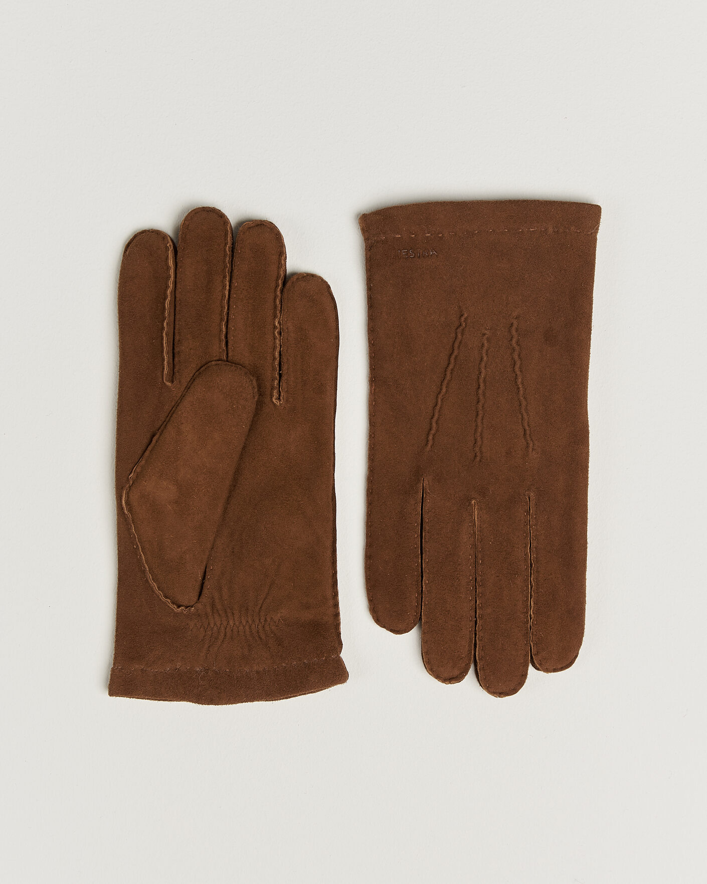 Heren | Handschoenen | Hestra | Arthur Wool Lined Suede Glove Whiskey