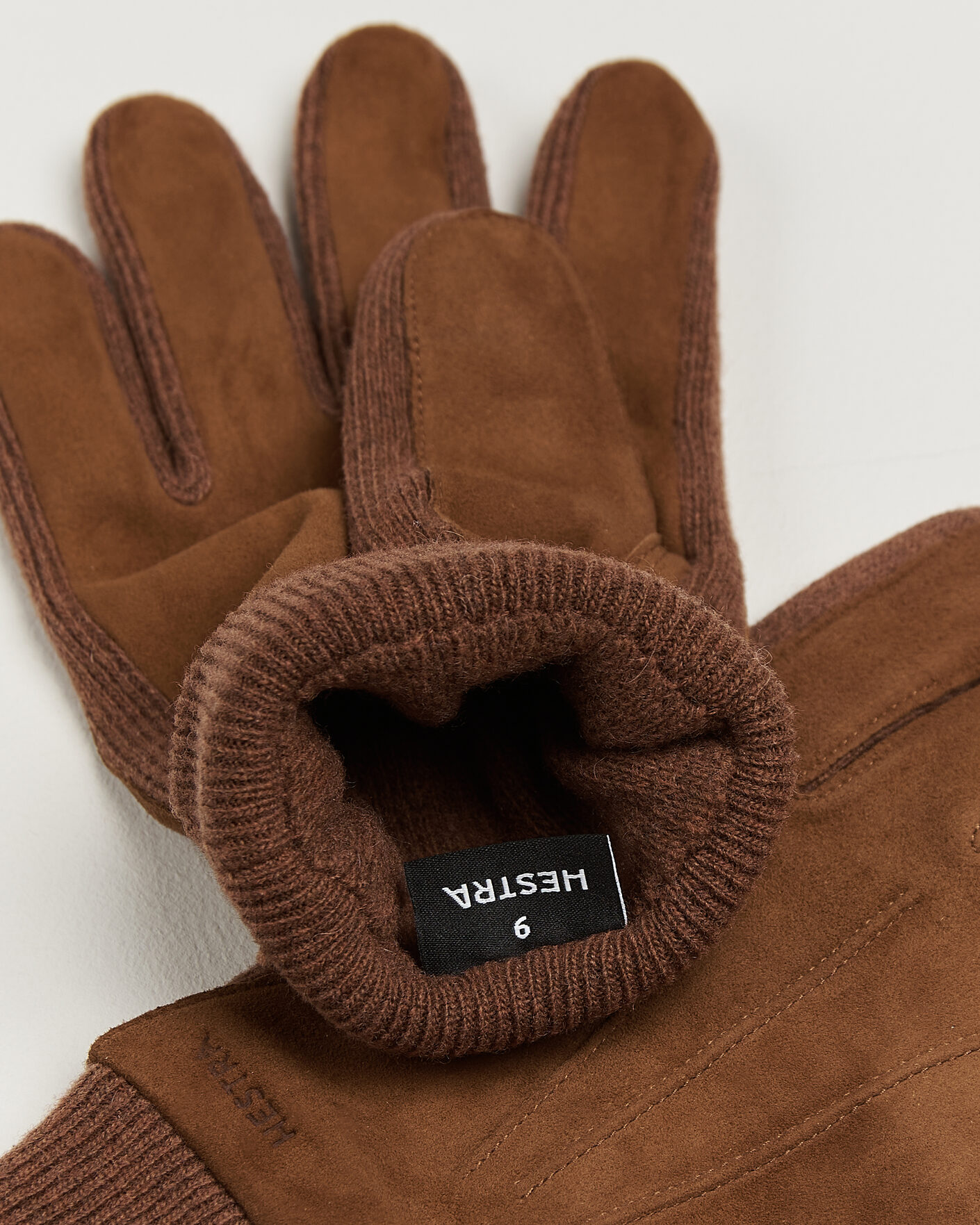 Homme | Gants | Hestra | Geoffery Suede Wool Tricot Glove Whiskey