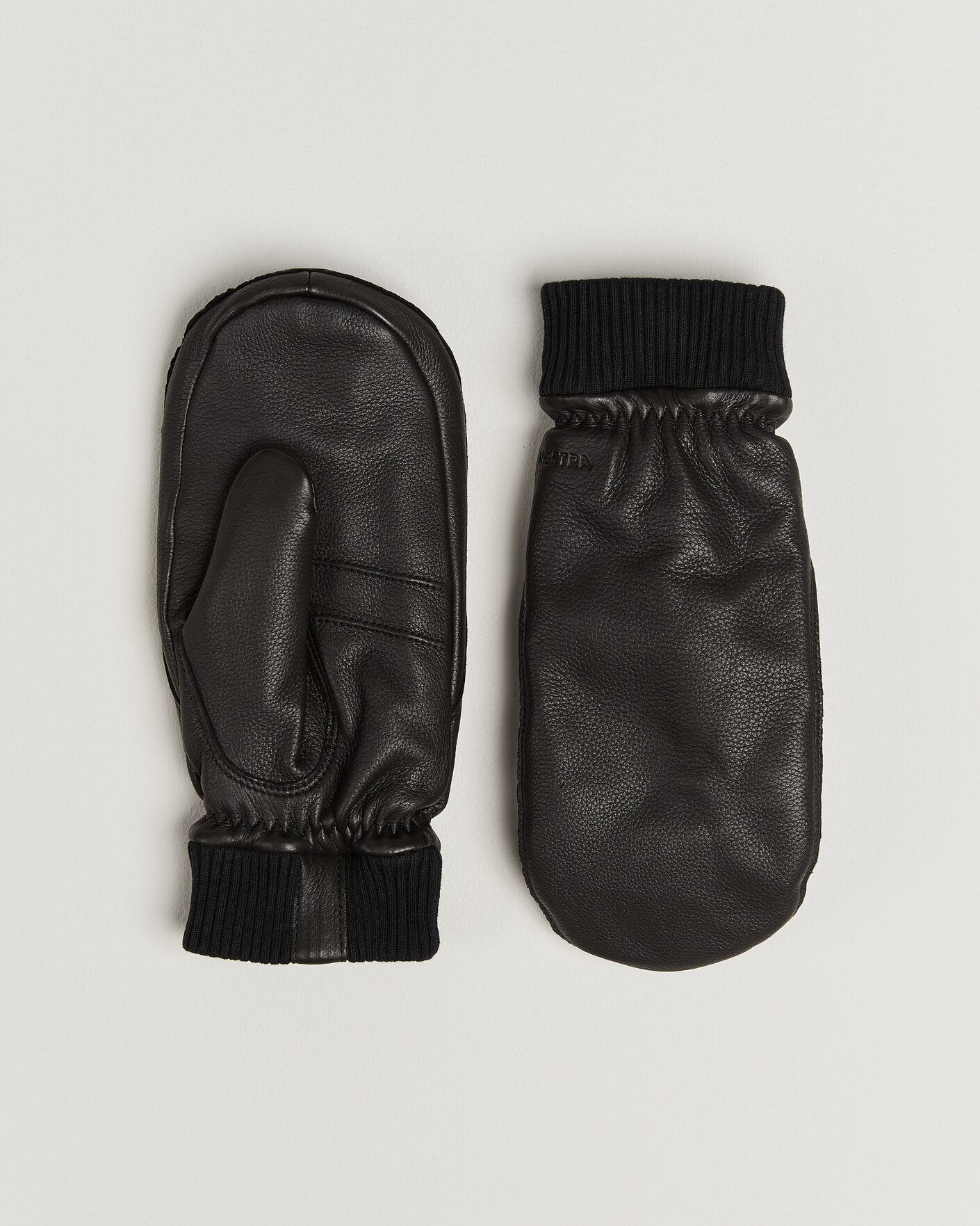 Heren | Handschoenen | Hestra | Tore Deerskin Primaloft Lined Mitt Black
