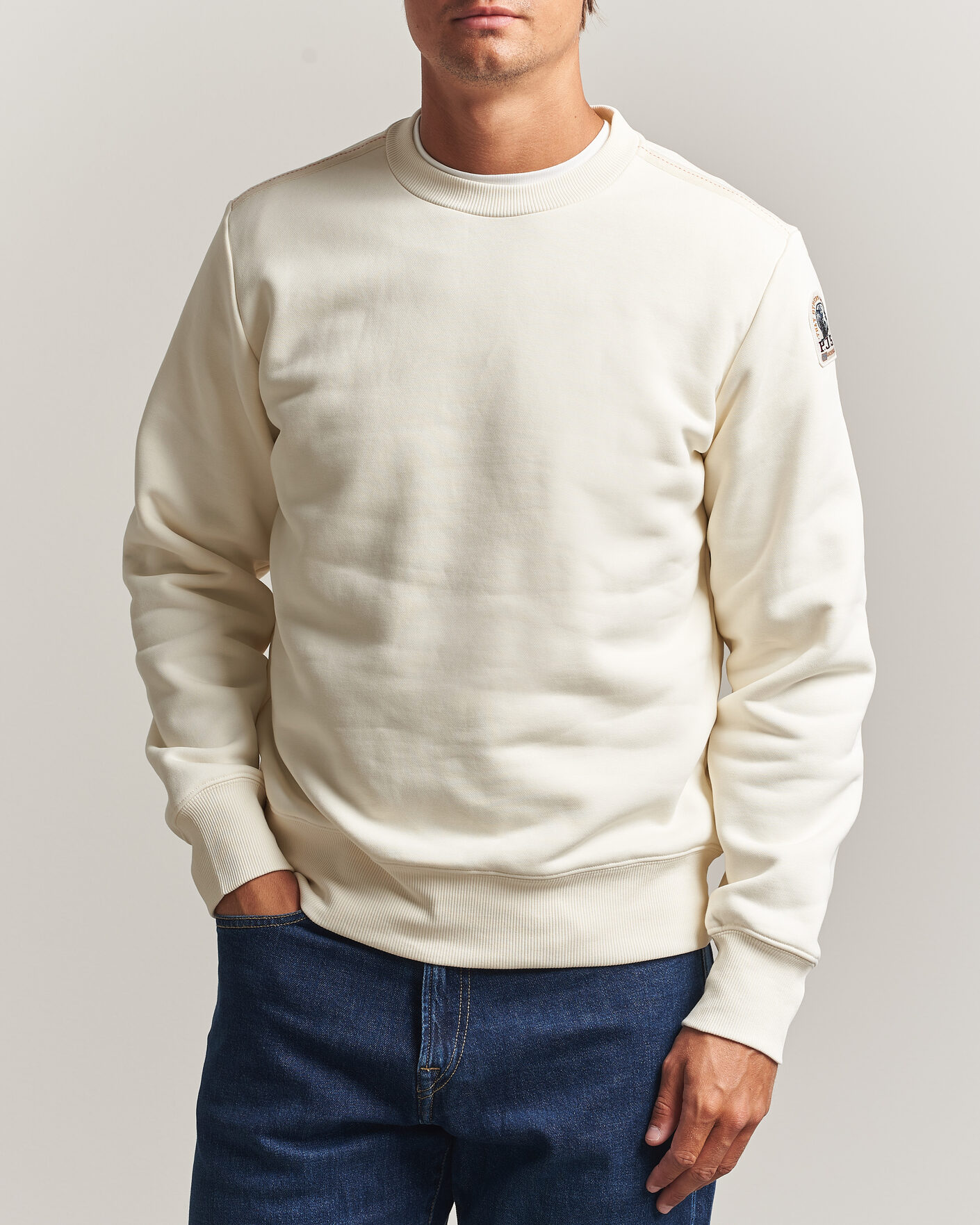 Homme | Pulls Et Tricots | Parajumpers | K2 Super Easy Sweatshirt Warm Ivory