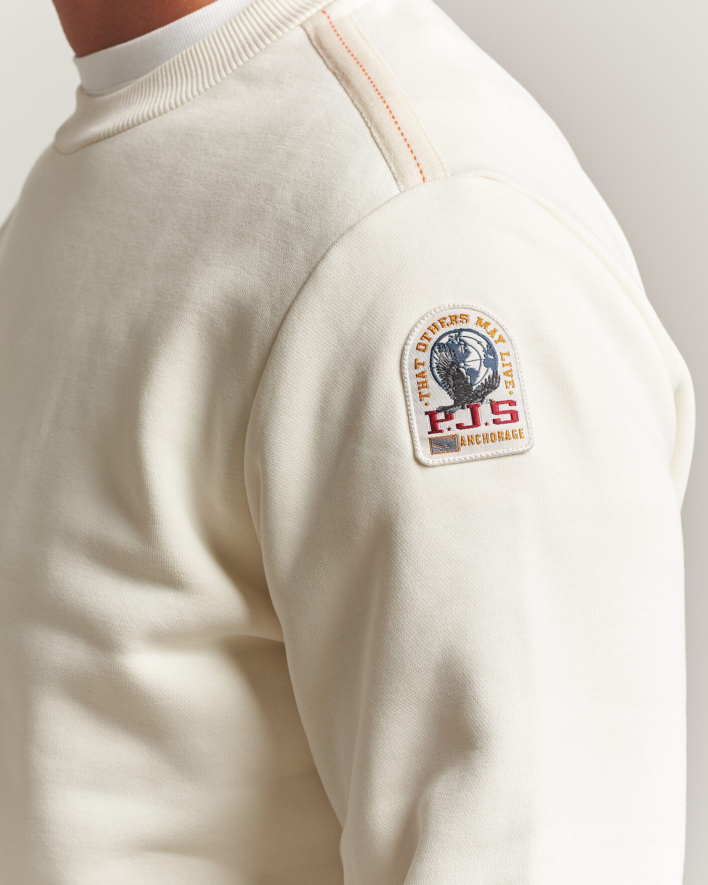 Homme | Pulls Et Tricots | Parajumpers | K2 Super Easy Sweatshirt Warm Ivory
