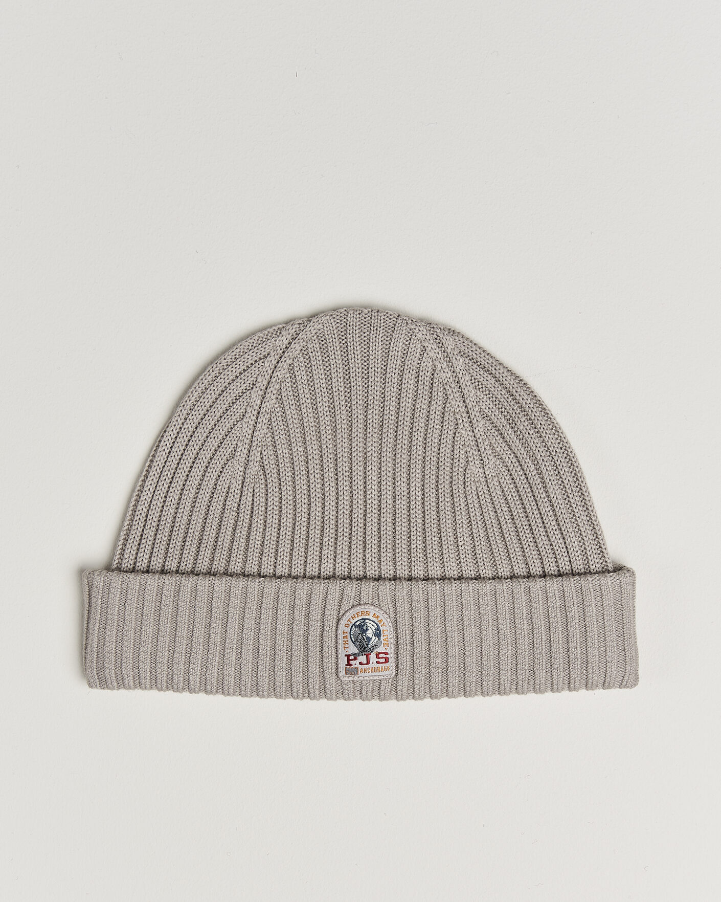 Homme | Bonnets | Parajumpers | Matio Ribbed Hat Mid Grey