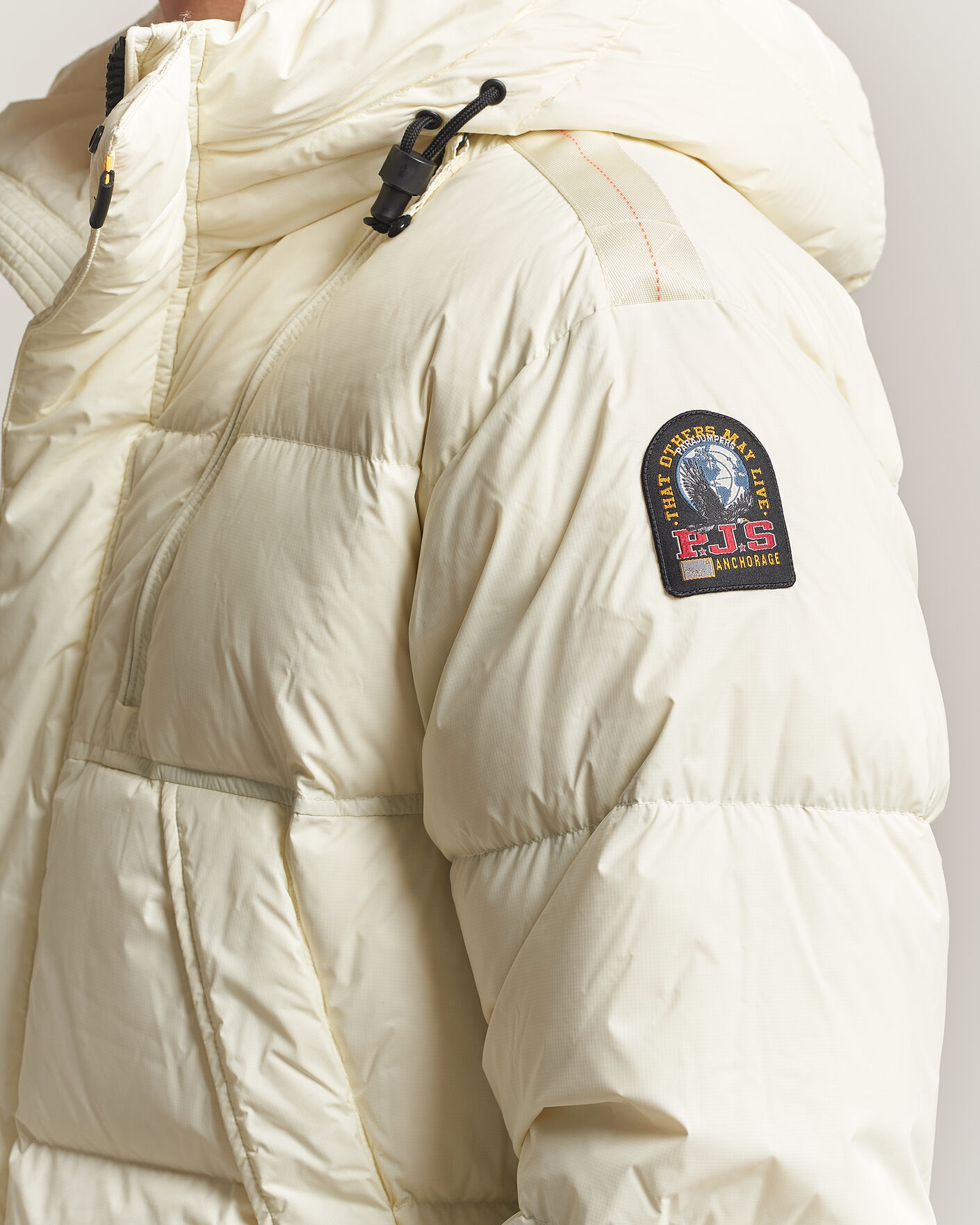 Heren | Jassen | Parajumpers | Cloud Ripstop Polar Puffer Jacket Warm Ivory