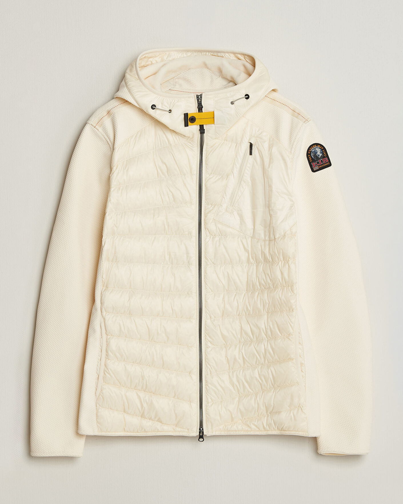 Heren | Jassen | Parajumpers | Nolan Warm Up Hybrid Hooded Jacket Warm Ivory