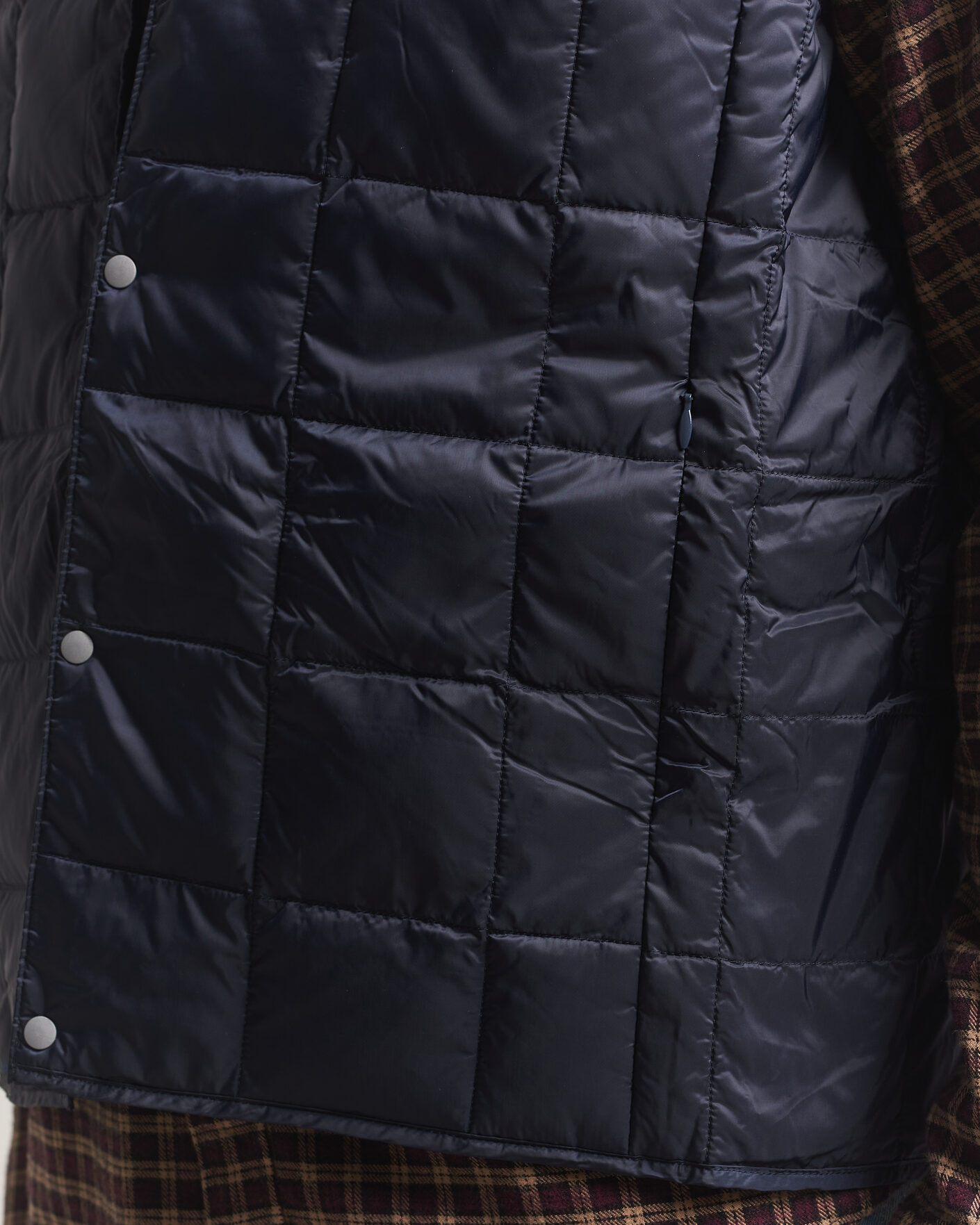 Heren | Gilets | TAION | V-Neck Lightweight Down Vest Dark Navy