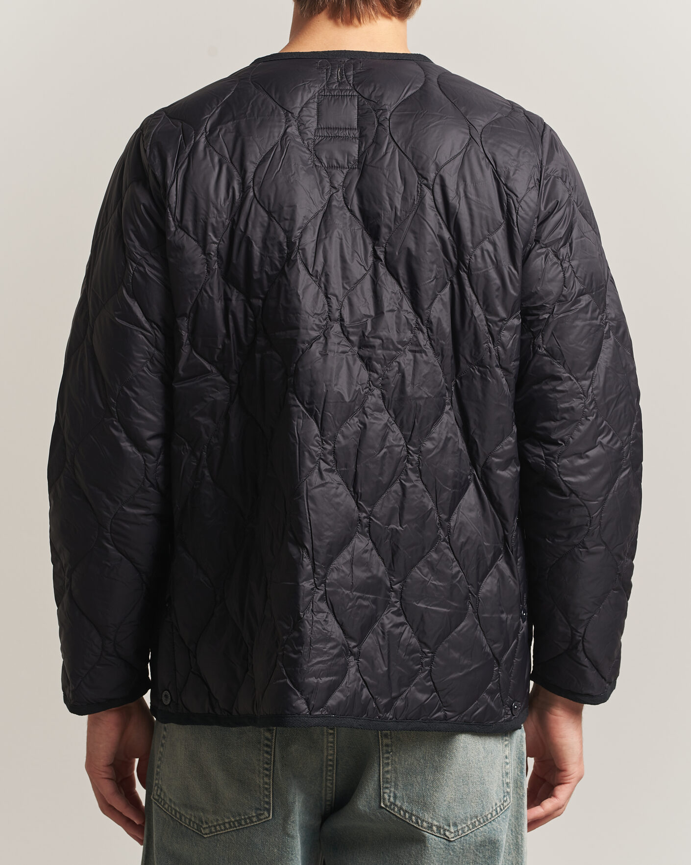 Heren | Jassen | TAION | Military Crew Neck Down Jacket Black