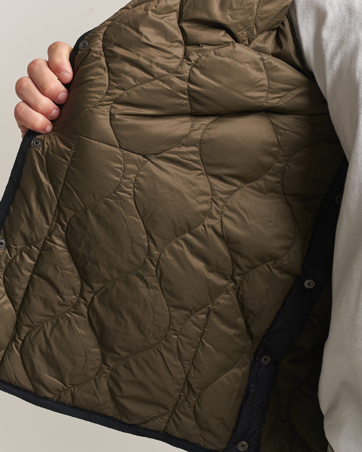 Heren | Jassen | TAION | Military Crew Neck Down Jacket Black
