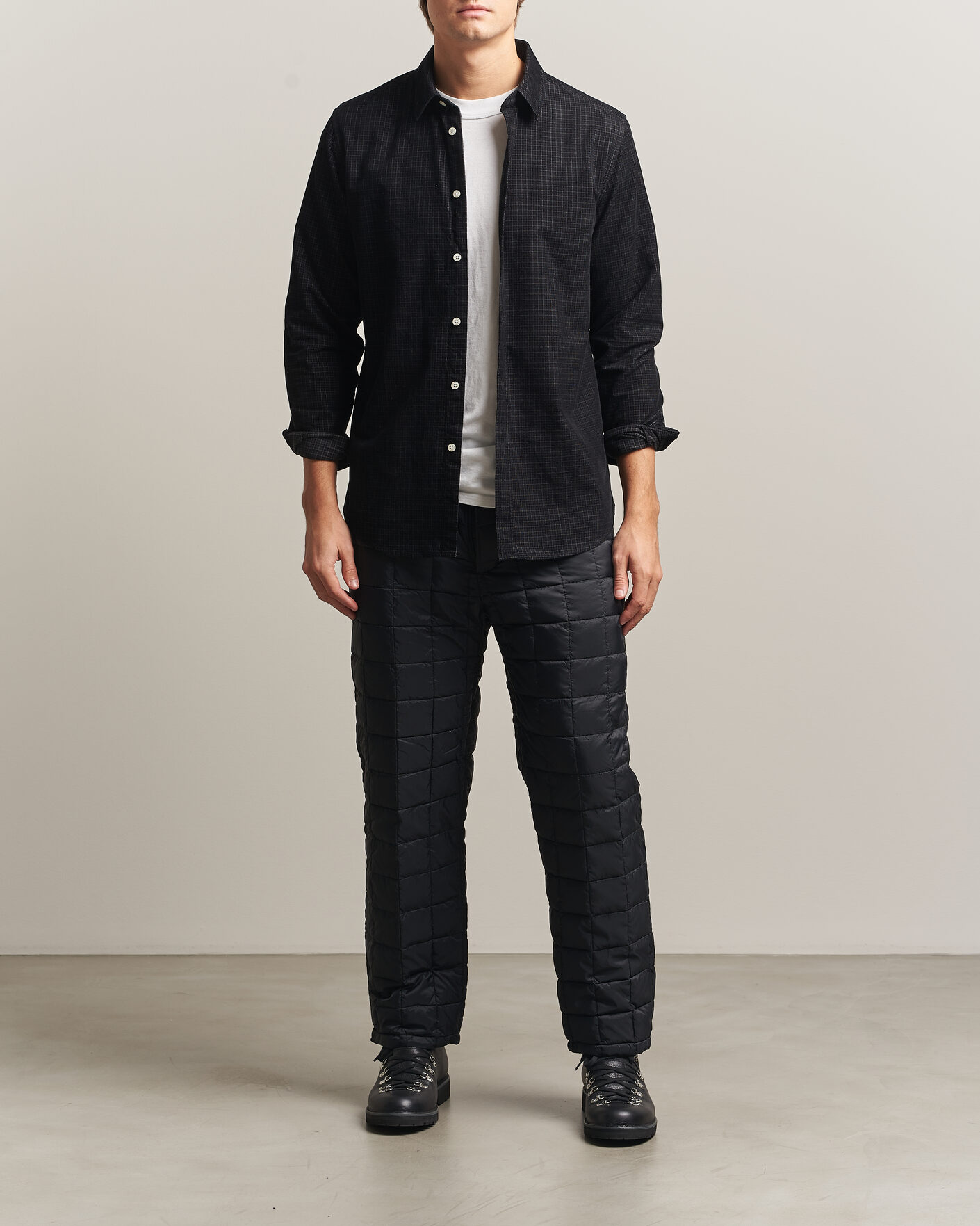 Heren | Broeken | TAION | Mountain Down Pants Black