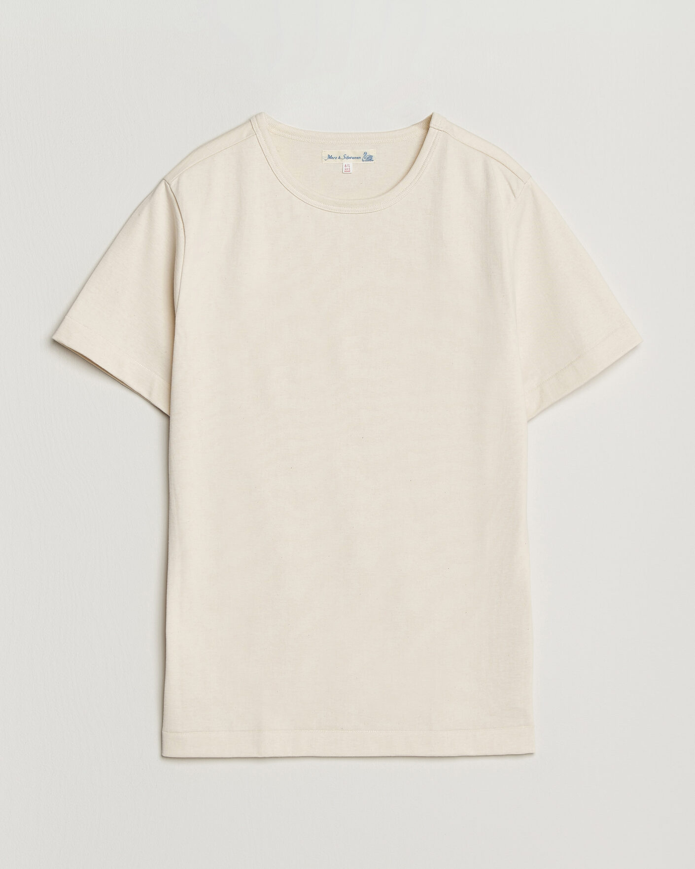 Homme | T-shirts | Merz b. Schwanen | Classic Fit Loopwheeled T-Shirt Nature