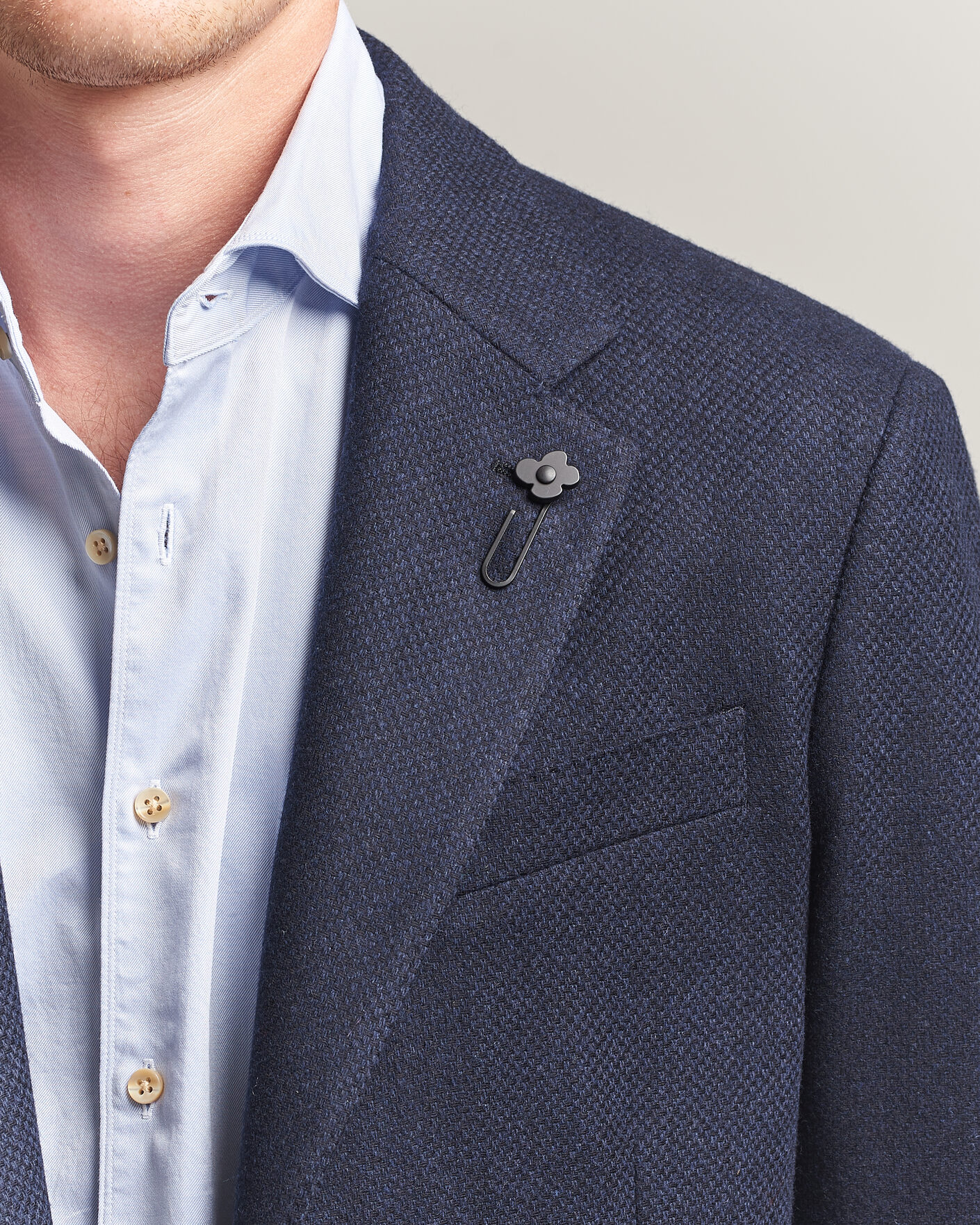 Homme | Blazers | Lardini | Wool/Cashmere Blazer Navy