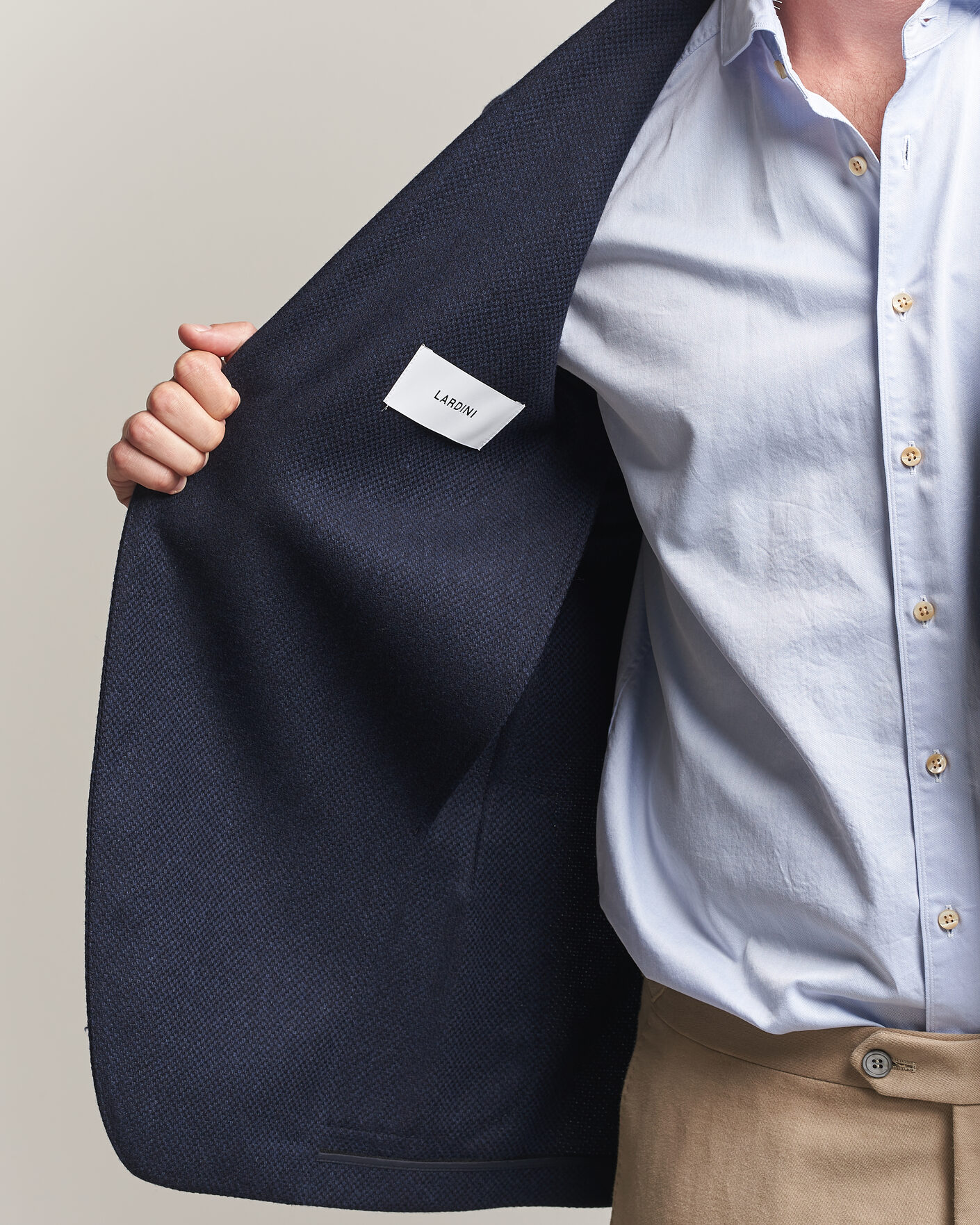 Homme | Blazers | Lardini | Wool/Cashmere Blazer Navy