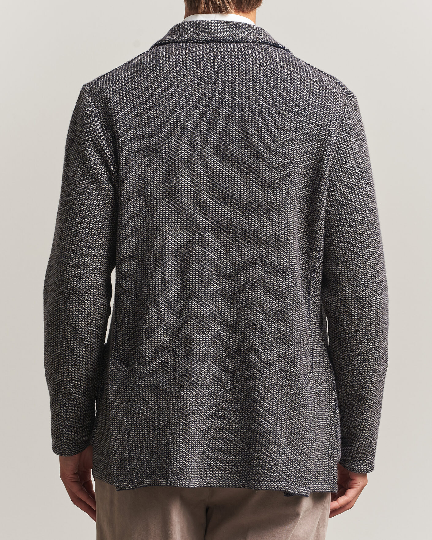 Homme | Blazers | Lardini | Structured Cashmere Blazer Navy
