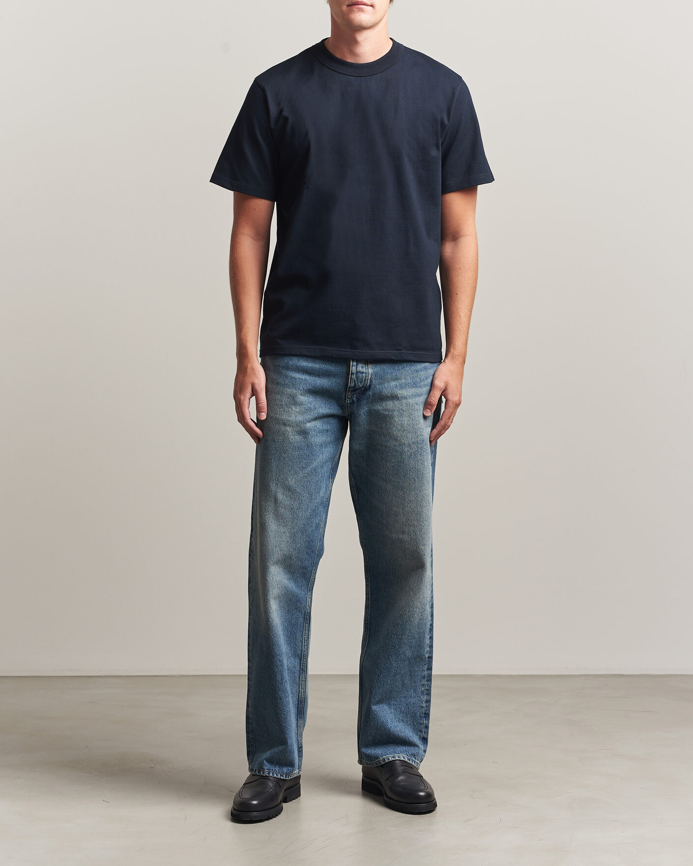 Homme | T-shirts | Armor Lux for Care of Carl | Armor-lux 2-Pack Heritage Callac T-Shirt Rich Navy