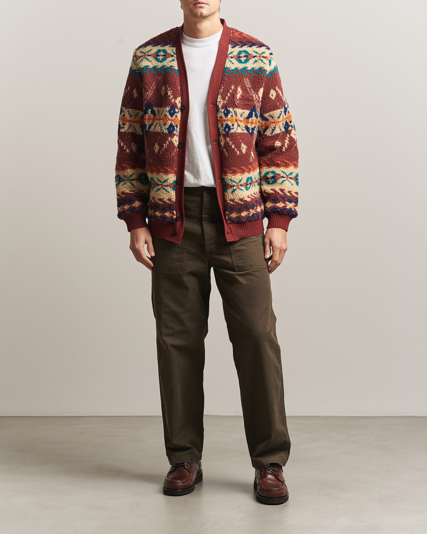 Homme | Pantalons | orSlow | Regular Fit Original Sateen Fatigue Pants Coffee Brown
