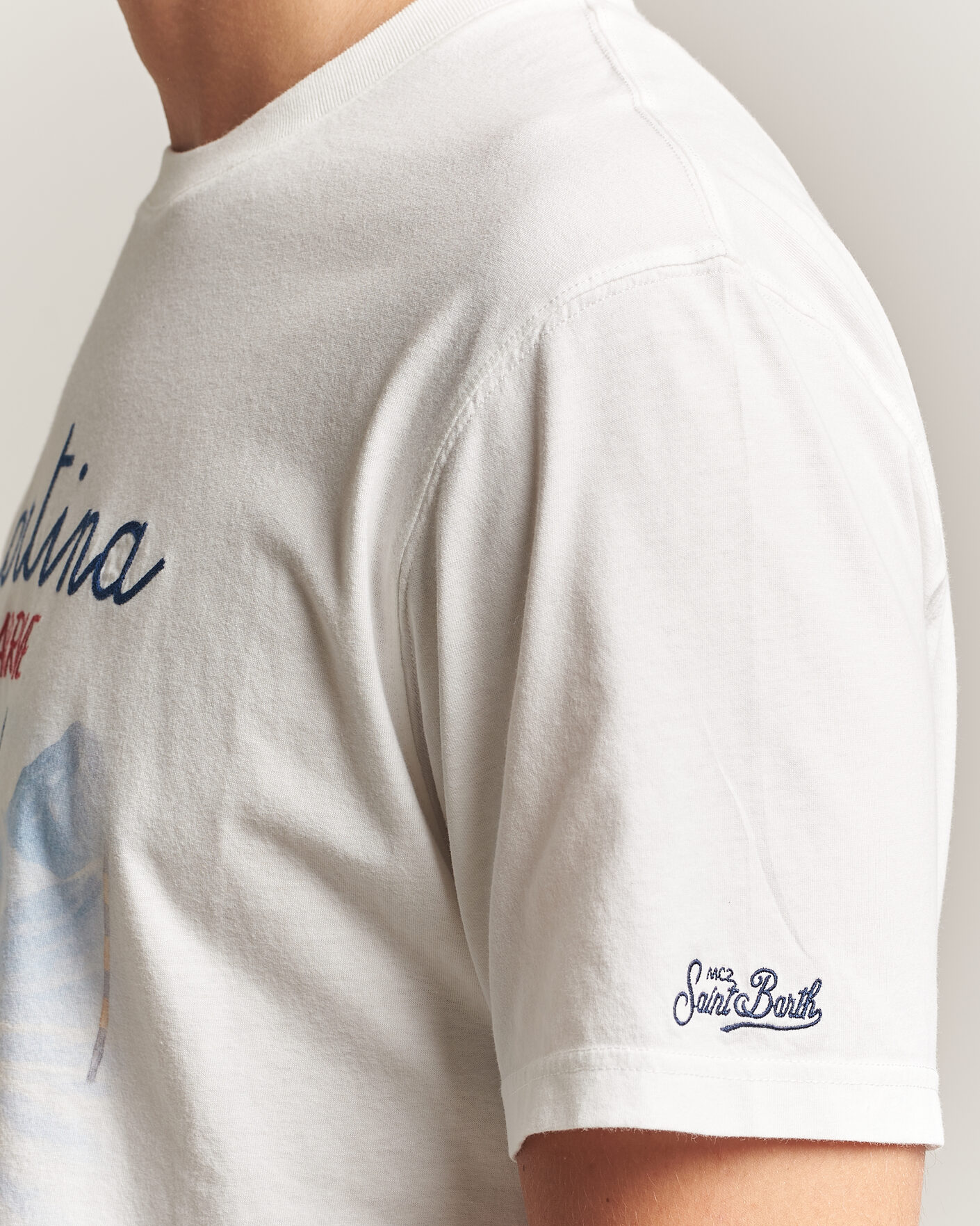 Homme | T-shirts | MC2 Saint Barth | Printed Cotton T-Shirt Cortina