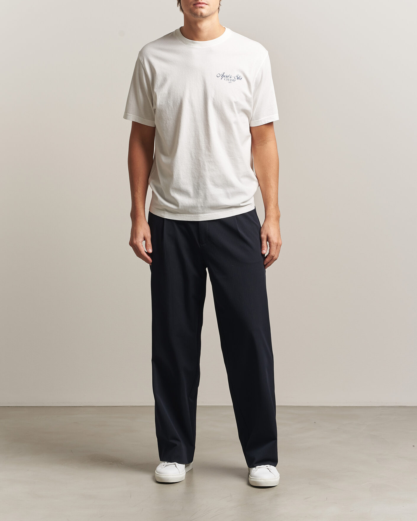 Heren | T-shirts | MC2 Saint Barth | Back Printed Cotton T-Shirt Ski Post Race