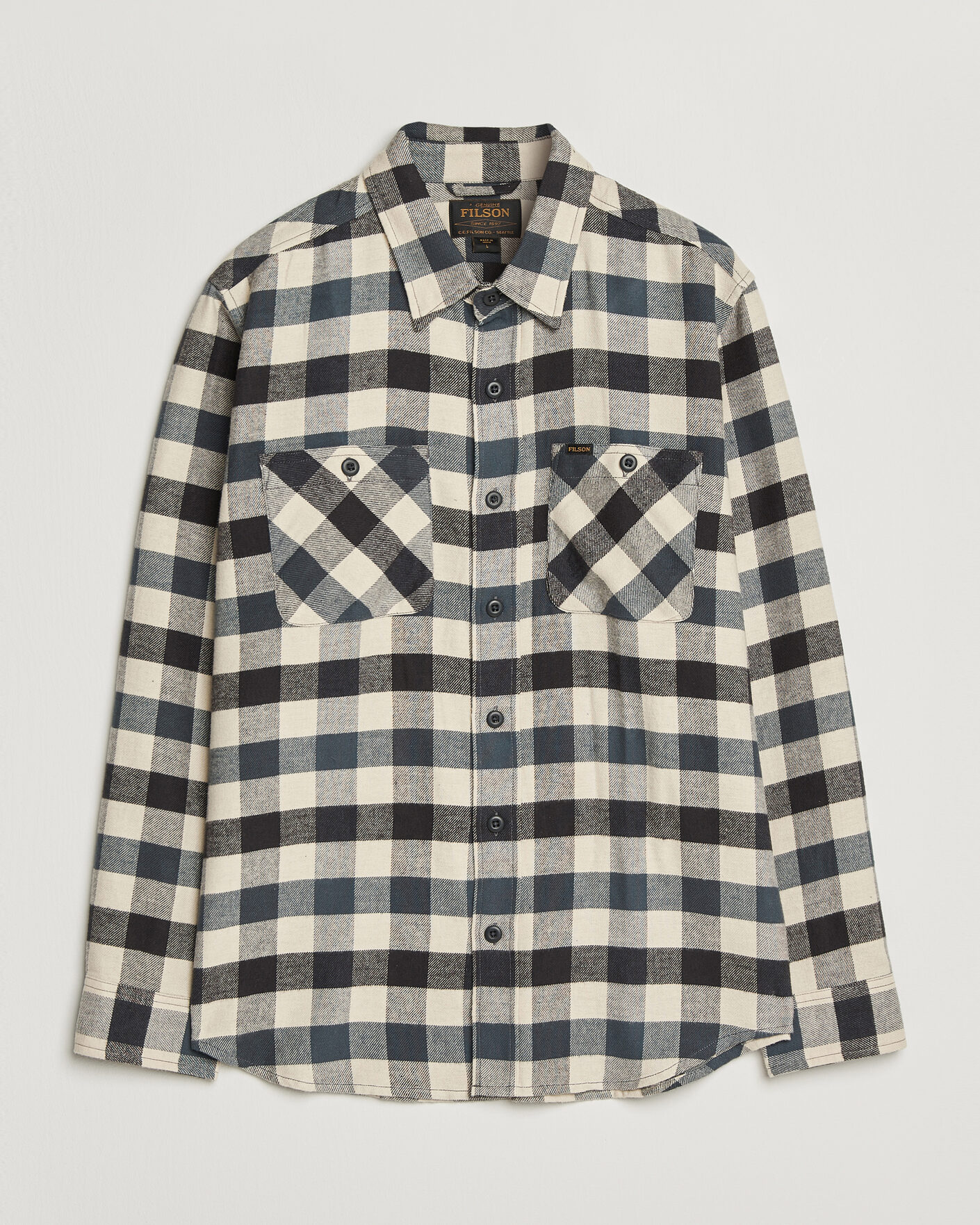 Heren | Overhemden | Filson | The Rangeland Flannel Shirt Charcoal