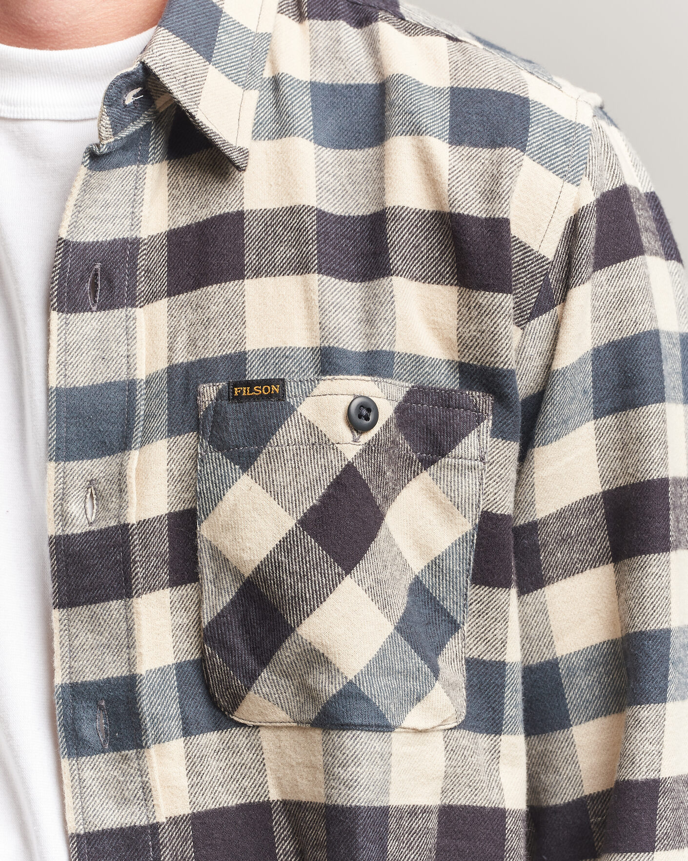 Heren | Overhemden | Filson | The Rangeland Flannel Shirt Charcoal