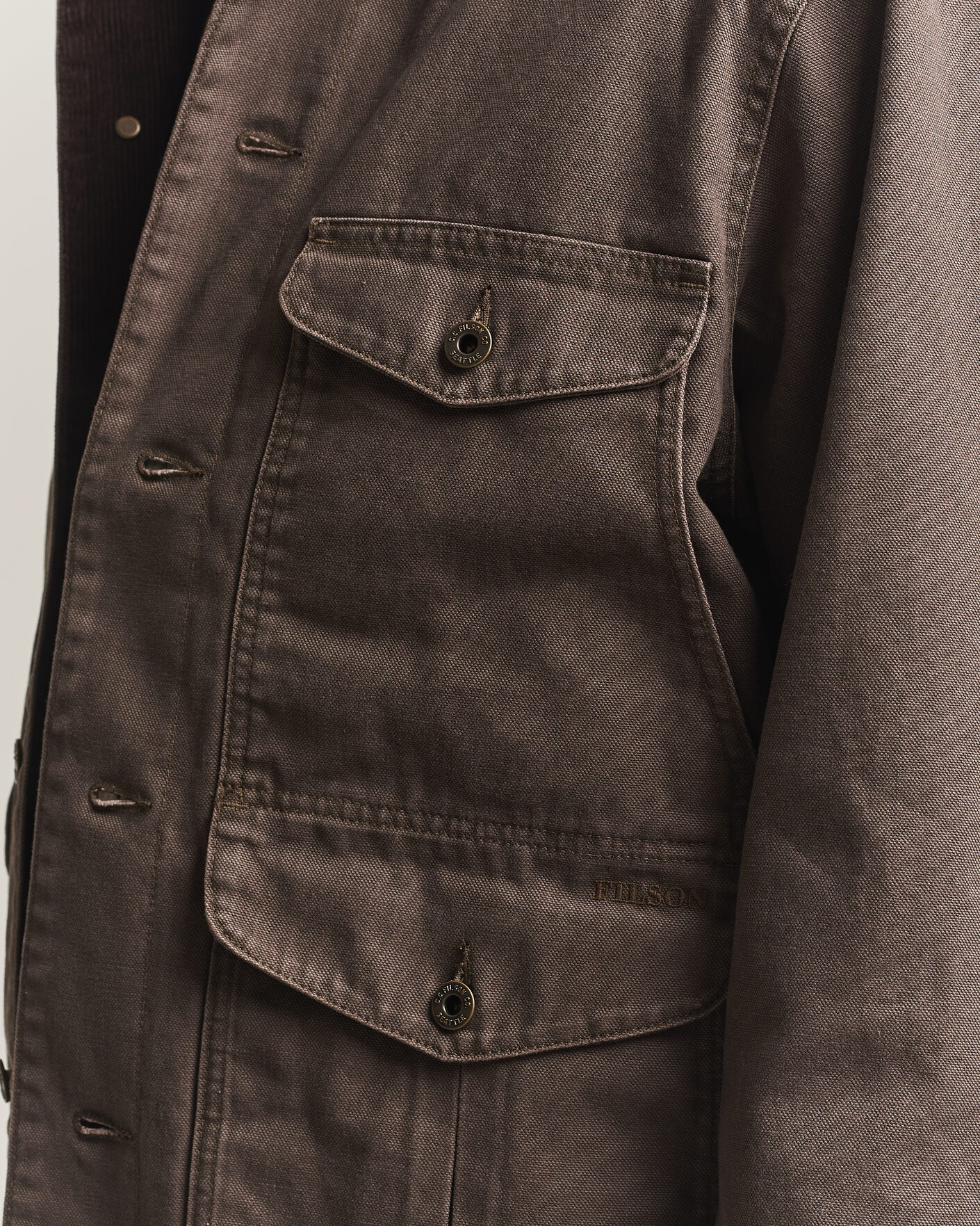 Homme | Manteaux Et Vestes | Filson | Rustic Canvas Journeyman Canvas Jacket Bark