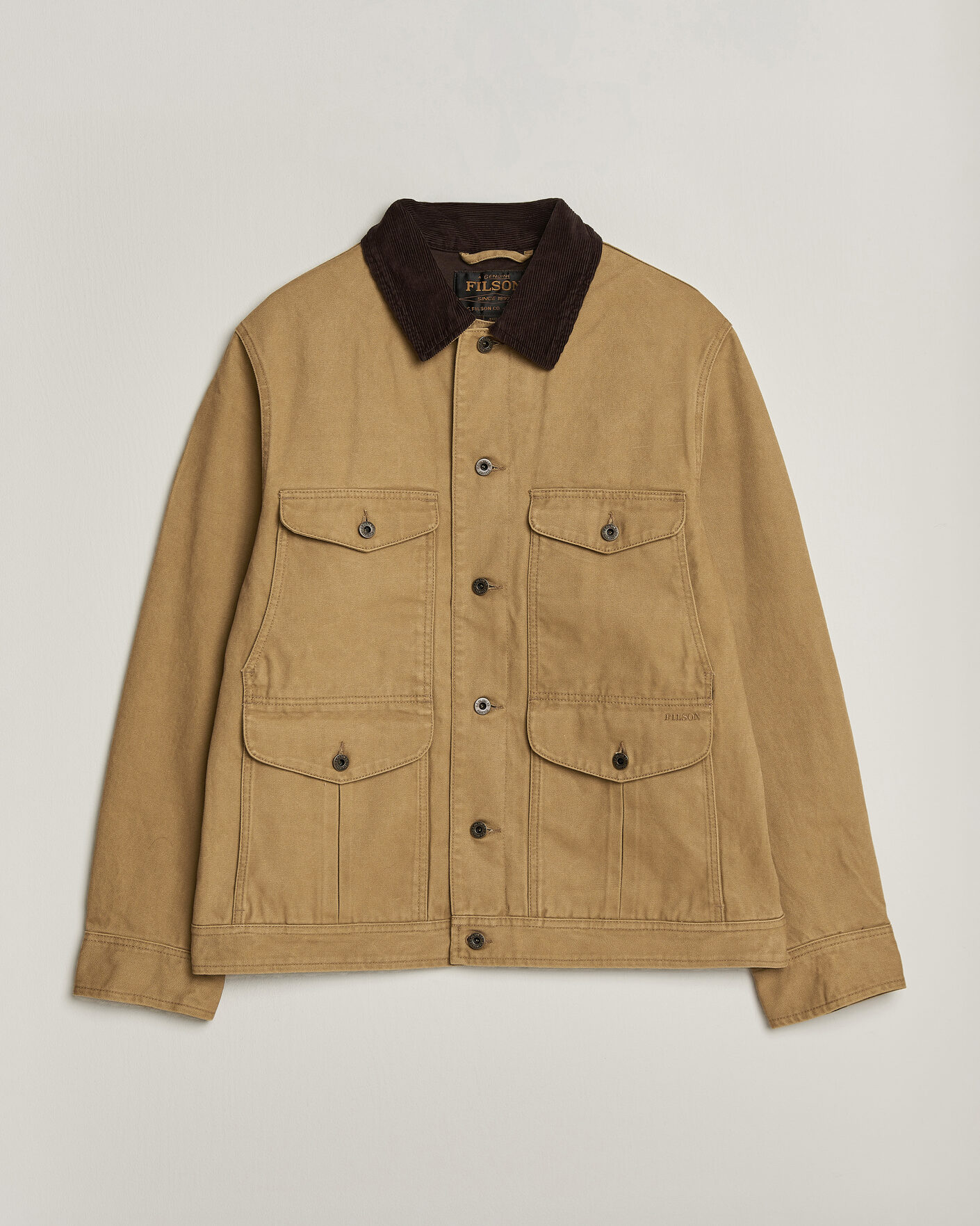 Heren | Jassen | Filson | Rustic Canvas Journeyman Canvas Jacket Antique Bronze