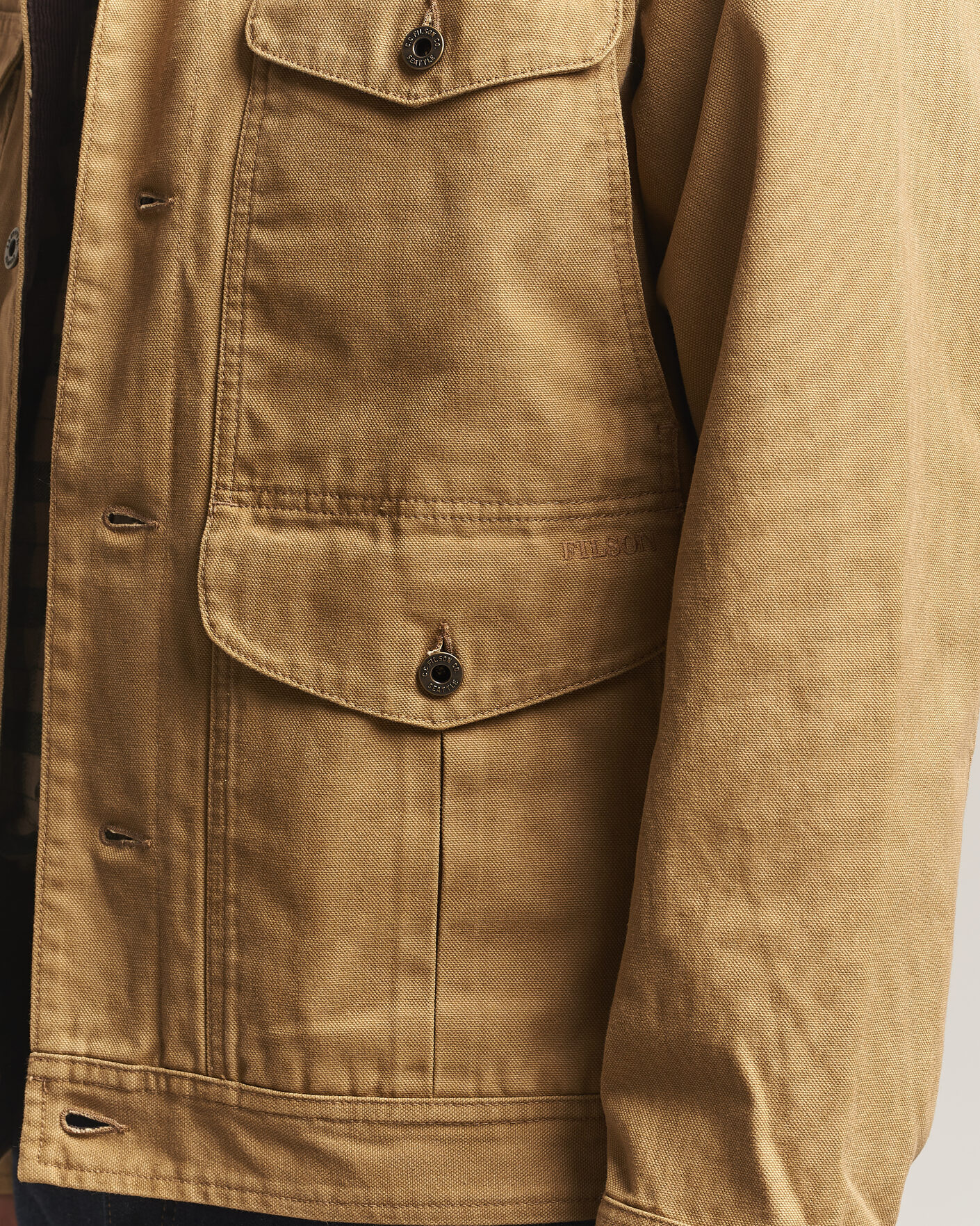 Heren | Jassen | Filson | Rustic Canvas Journeyman Canvas Jacket Antique Bronze