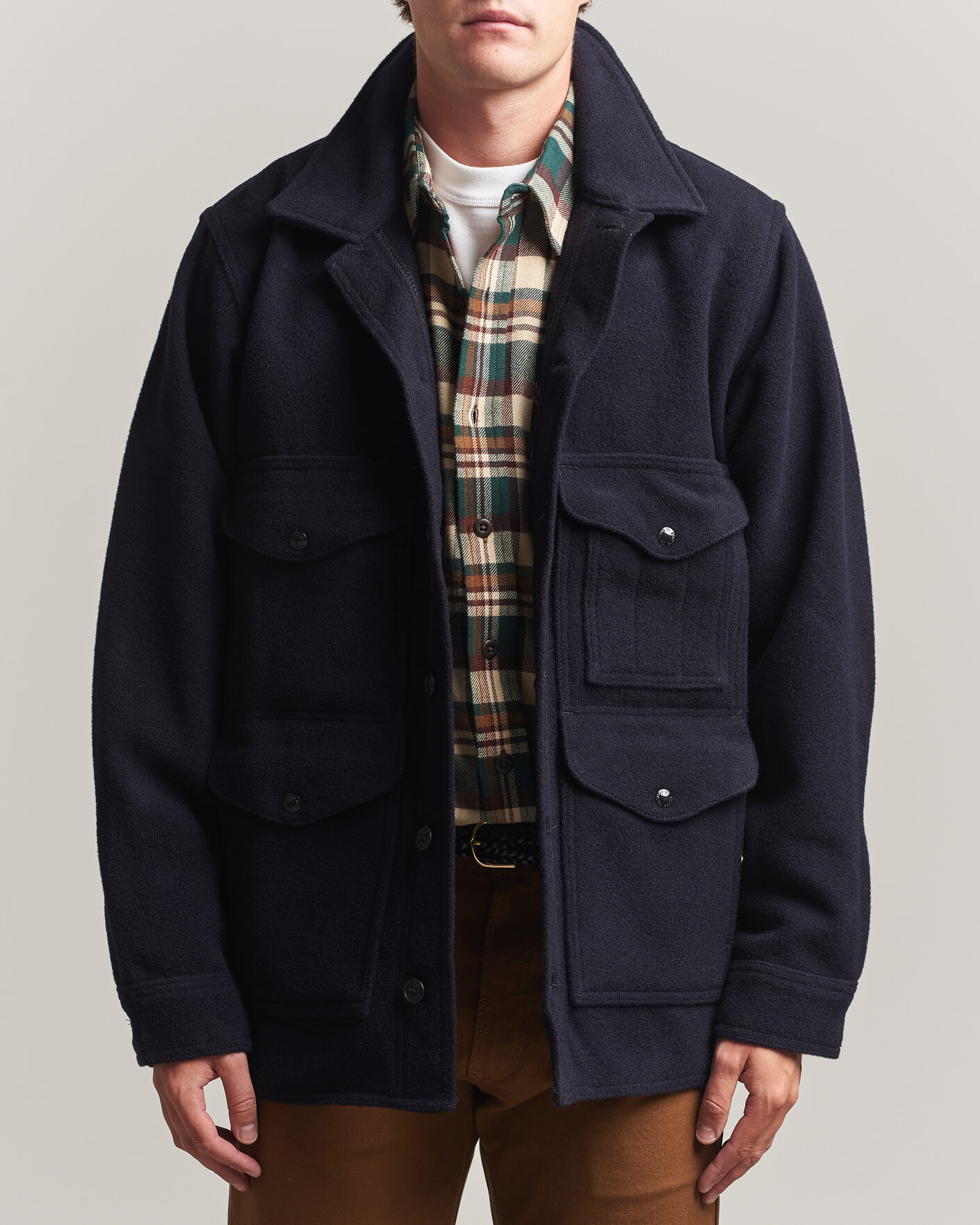 Homme | Manteaux Et Vestes | Filson | Mackinaw Wool Cruiser Dark Navy