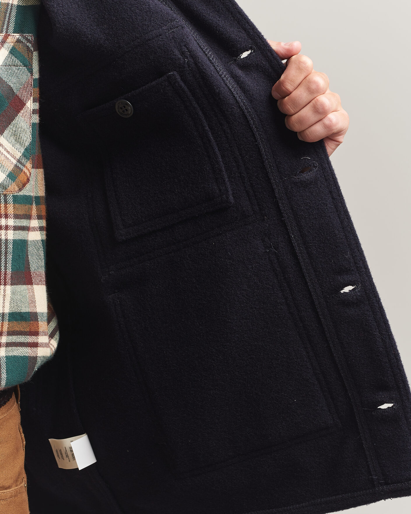 Homme | Manteaux Et Vestes | Filson | Mackinaw Wool Cruiser Dark Navy
