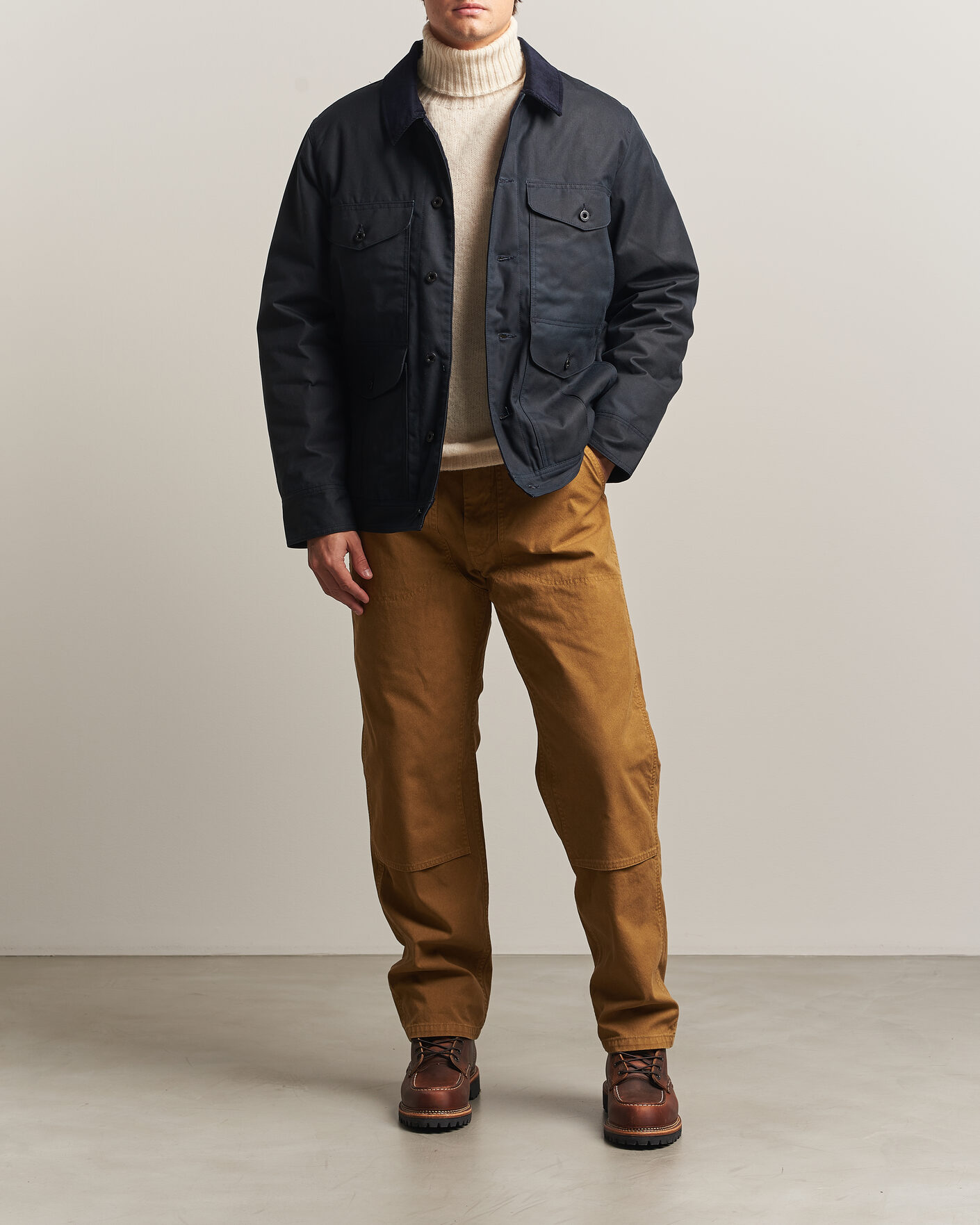 Homme | Manteaux Et Vestes | Filson | Journeyman Cotton Shelter Cloth Jacket Harbor Blue