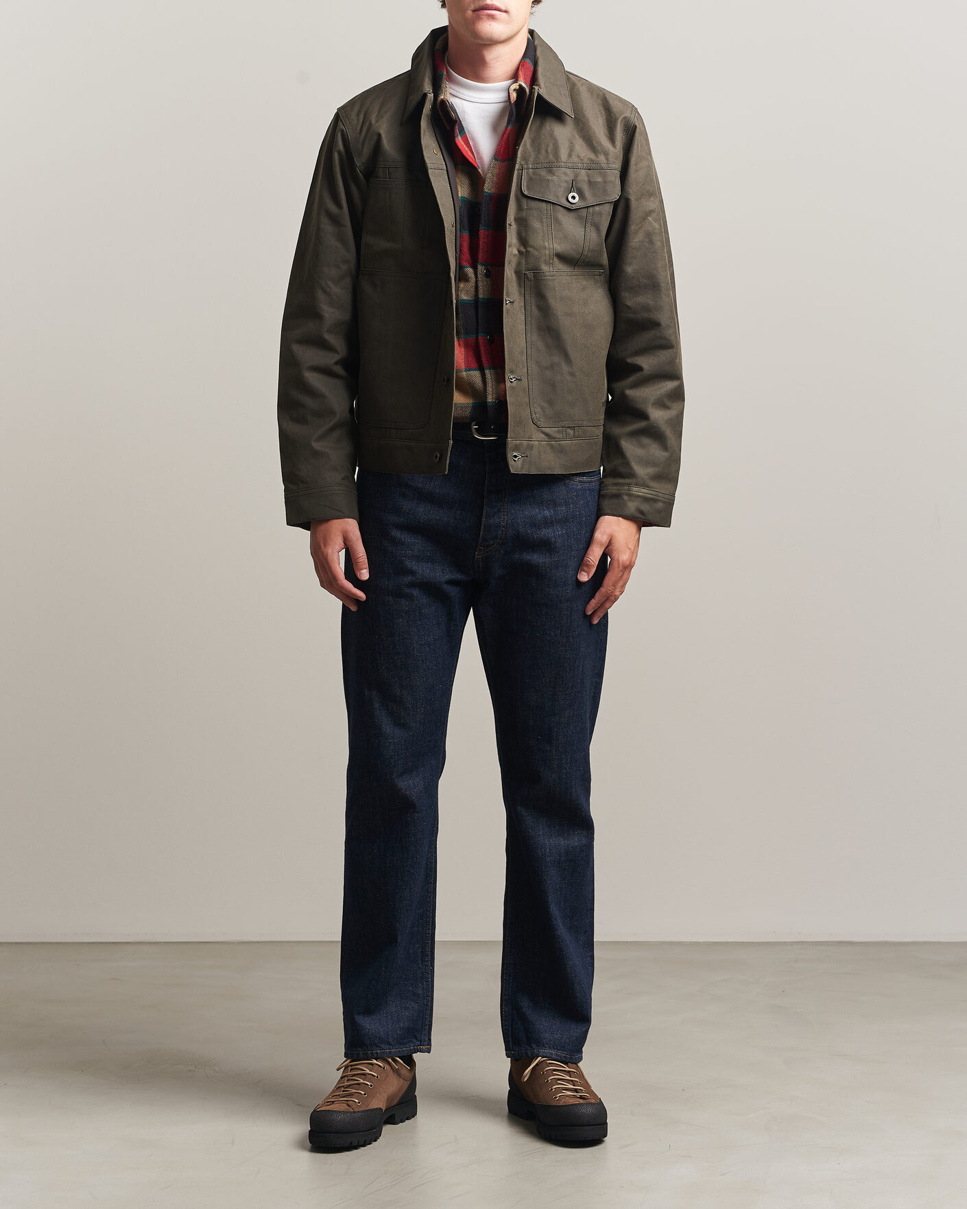 Heren | Jassen | Filson | Short Lined Tin Cloth Cruiser Beluga