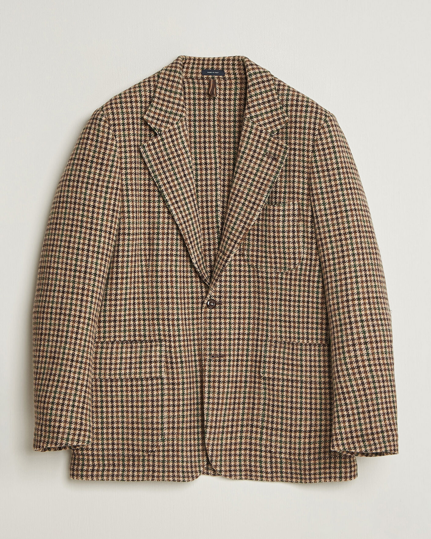 Homme | Blazers | Drake's | MKVII Tweed Houndcheck Games Blazer Brown