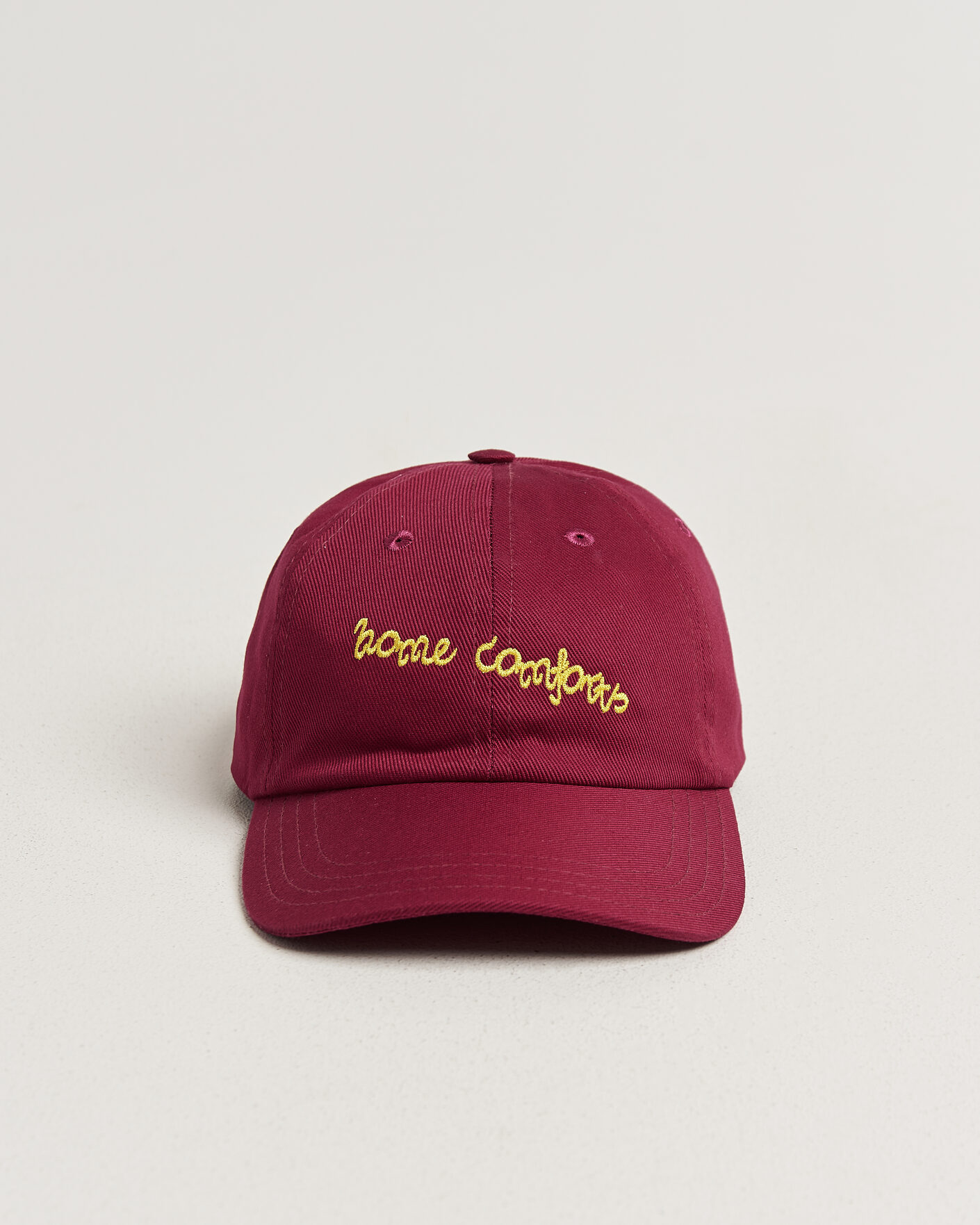 Heren | Hoeden en petten | Drake's | Home Comforts Twill Baseball Cap Red