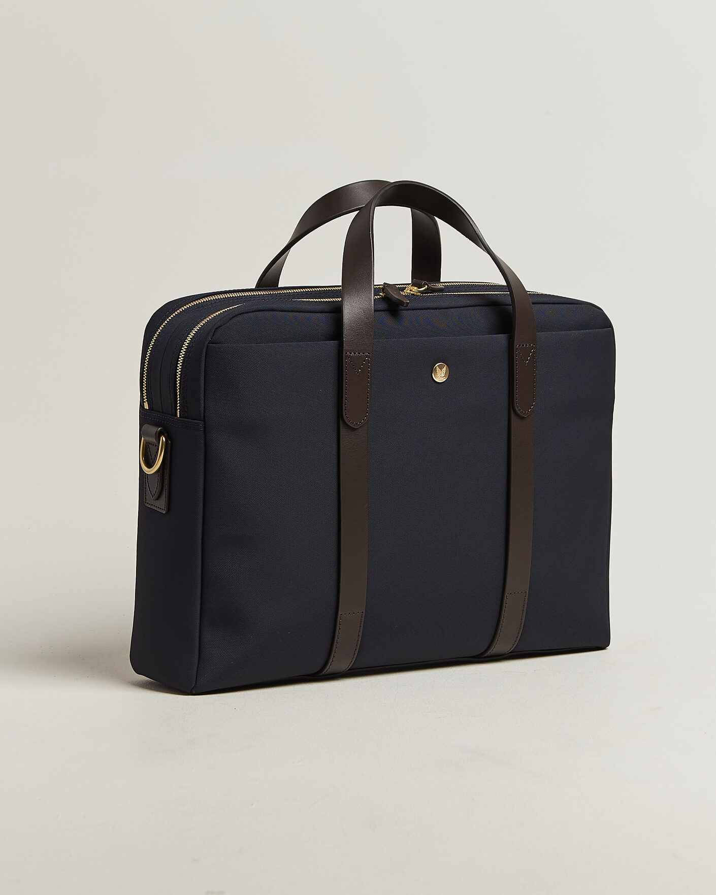 Heren | Tassen | Mismo | M/S Endeavour Briefcase Navy/Dark Brown