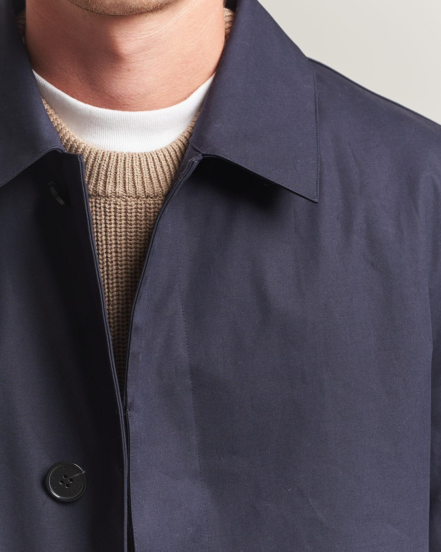 Heren | Jassen | Mackintosh | Dunkeld Car Coat Navy