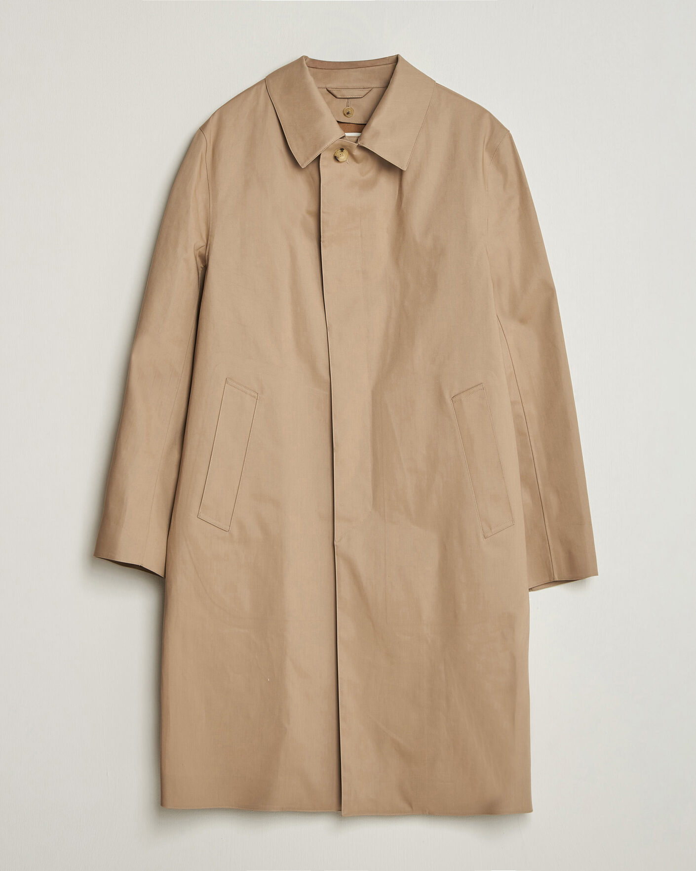 Heren | Jassen | Mackintosh | Dunkeld Car Coat Fawn