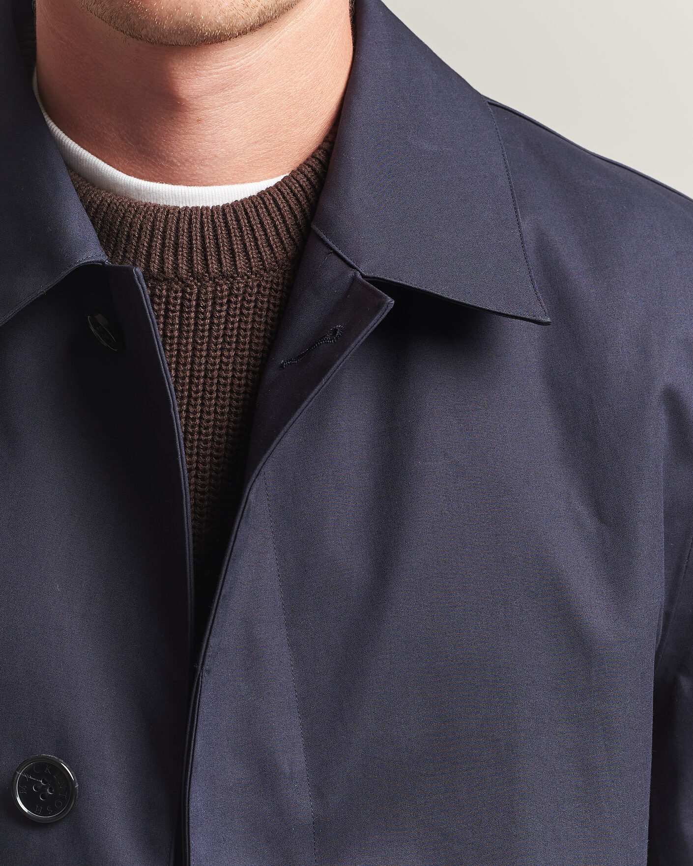 Heren | Jassen | Mackintosh | Dunoon Car Coat Navy