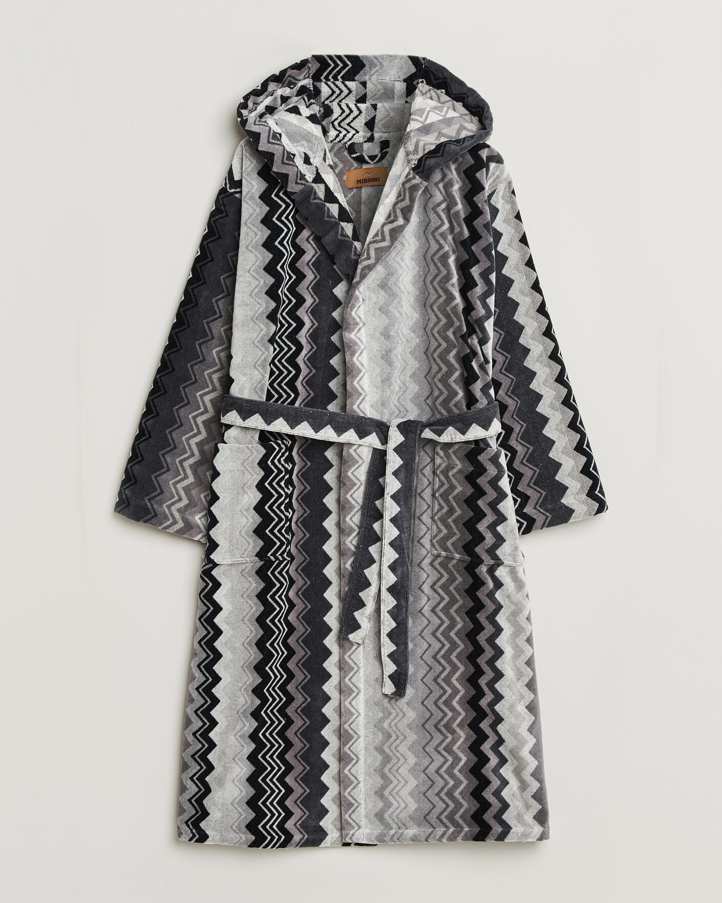 Homme | Peignoirs Et Pyjamas | Missoni Home | Giacomo Hooded Bathrobe Multi Black