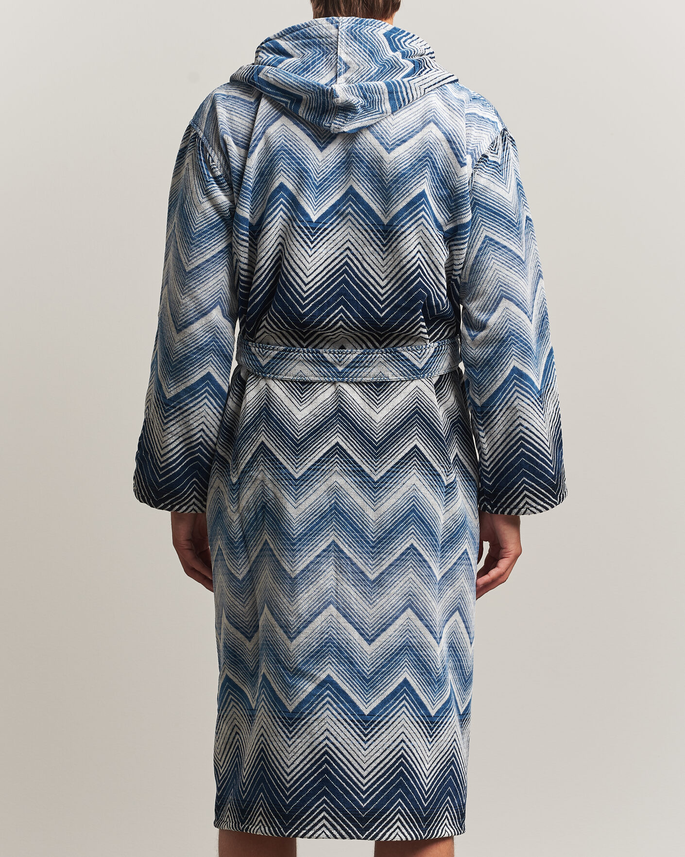 Homme | Peignoirs Et Pyjamas | Missoni Home | Marea Hooded Bathrobe Multi Blue