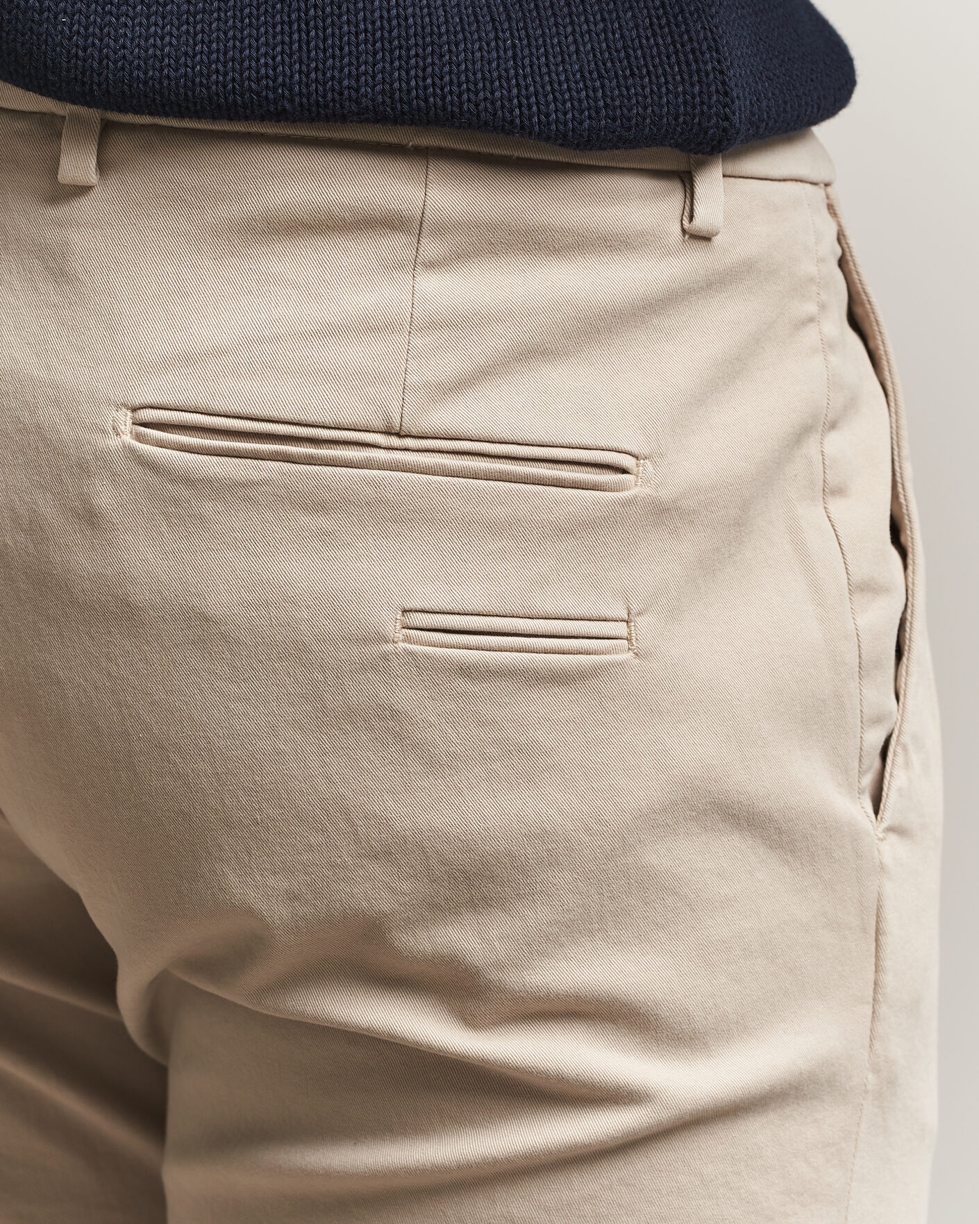 Homme | Pantalons | Briglia 1949 | Slim Fit Cotton Stretch Trousers Beige
