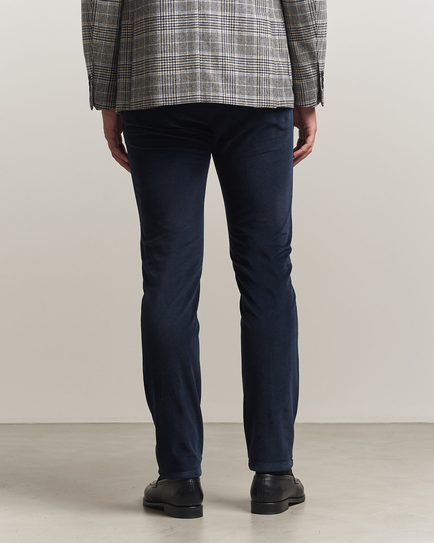 Homme | Pantalons | Briglia 1949 | Slim Fit Corduroy Trousers Navy