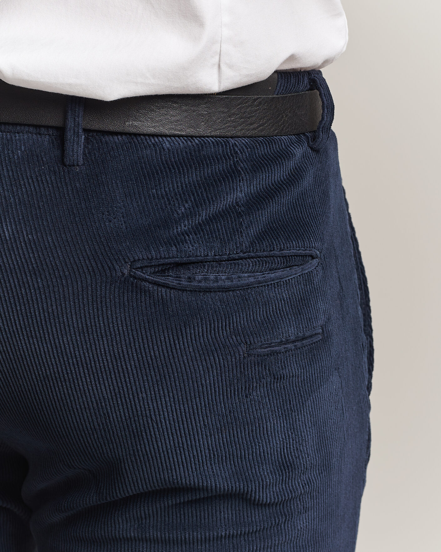 Homme | Pantalons | Briglia 1949 | Slim Fit Corduroy Trousers Navy