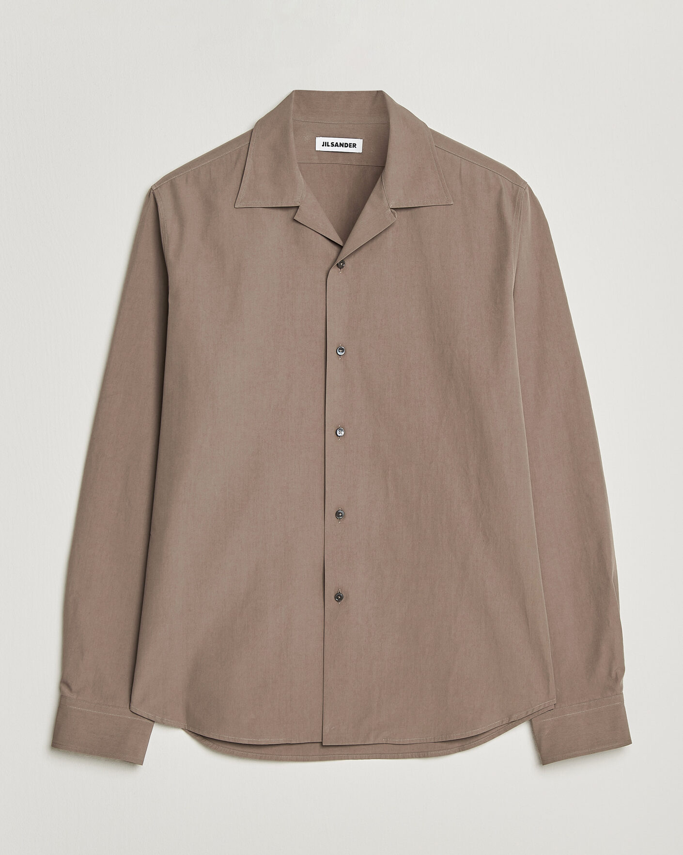 Homme | Chemises | Jil Sander | Crispy Washed Cotton Shirt Taupe