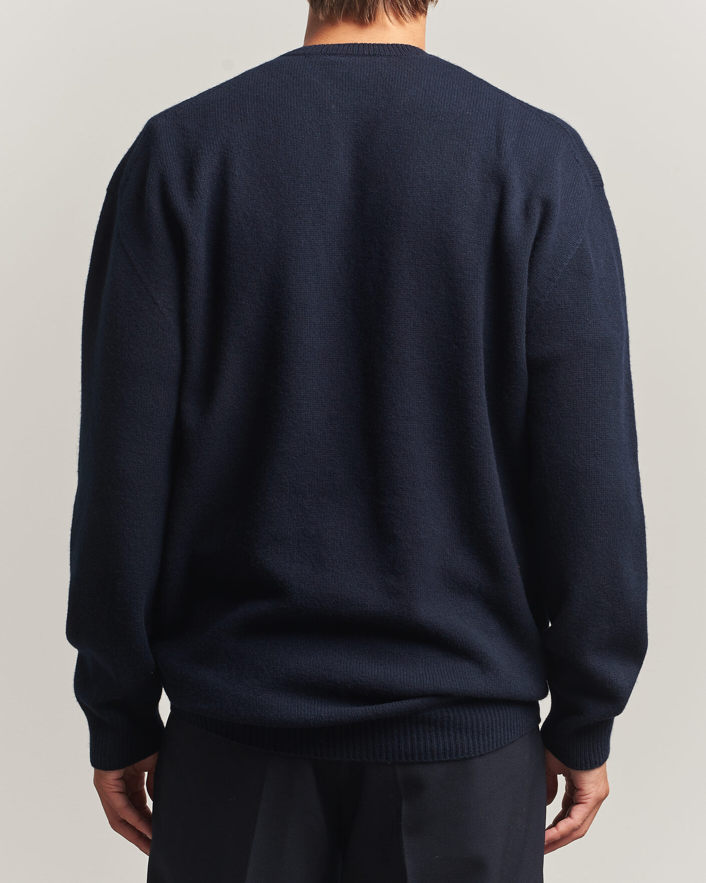 Heren | Truien | Jil Sander | Wool/Cashmere Seamless Sweater Navy